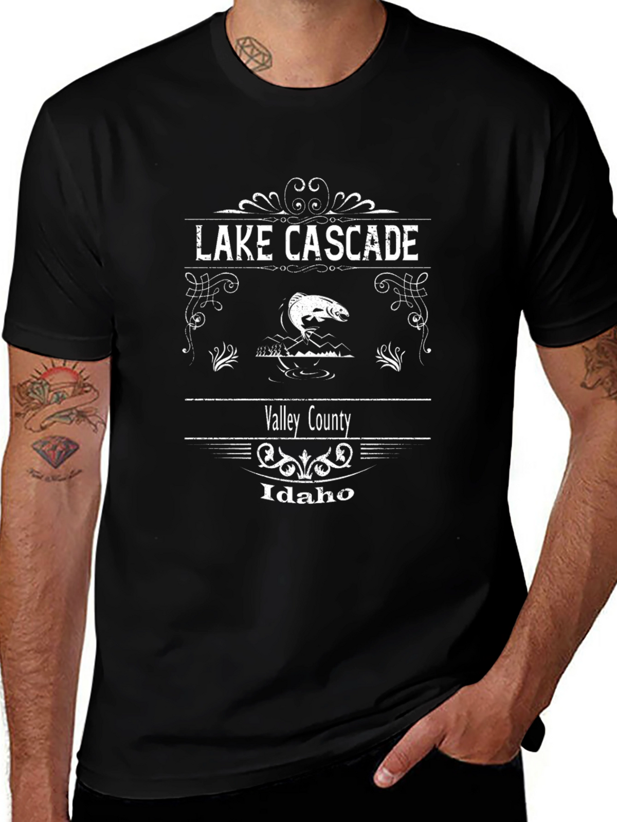 Lake Cascade Idaho Fishing T-Shirt