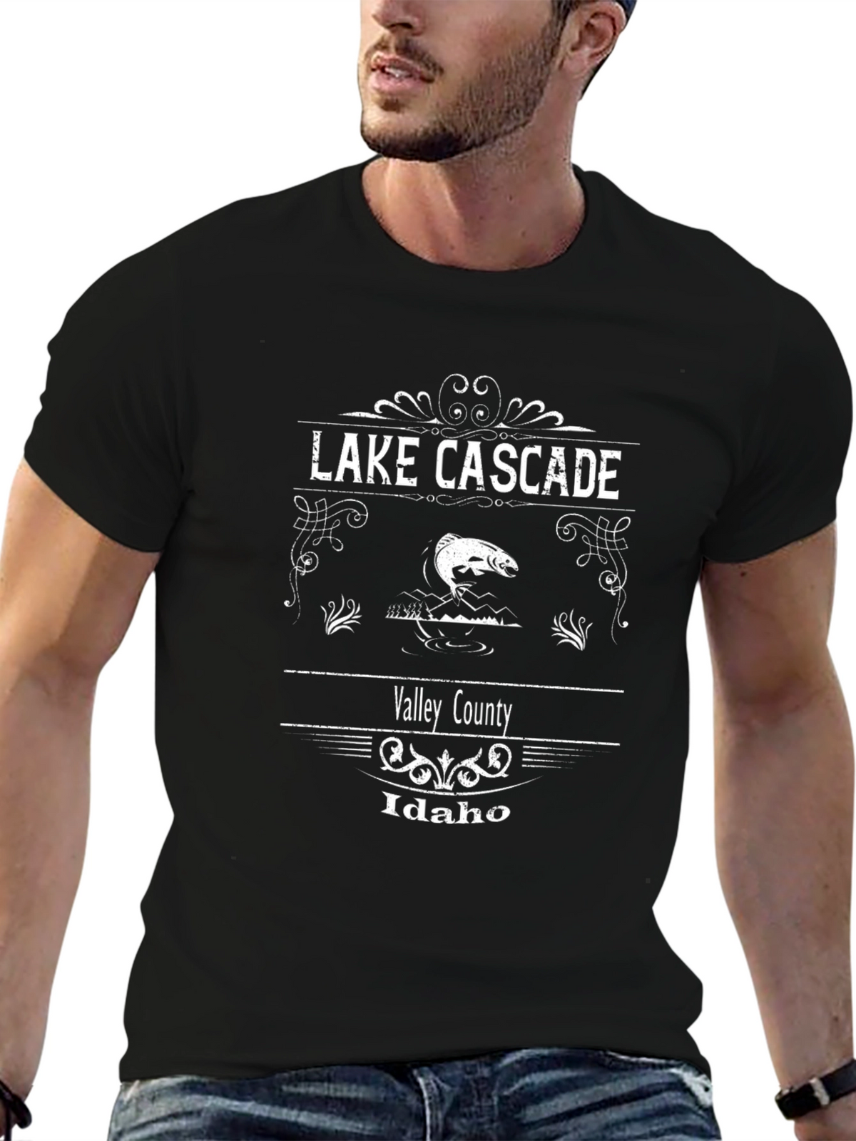 Lake Cascade Idaho Fishing T-Shirt