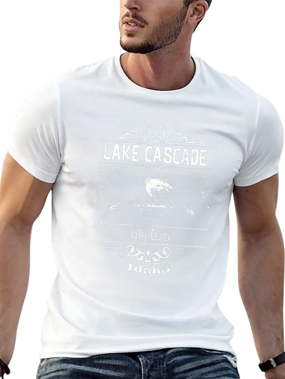 Lake Cascade Idaho Fishing T-Shirt