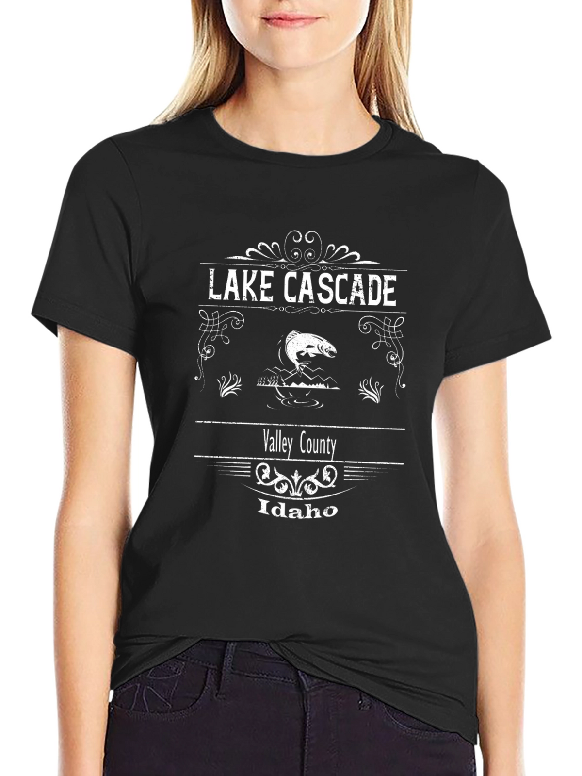 Lake Cascade Idaho Fishing T-Shirt