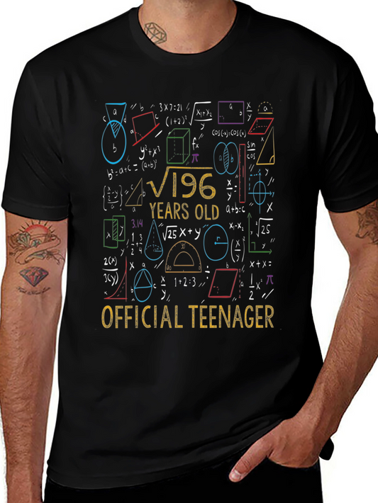Funny Math 14th Birthday Teenager T-Shirt