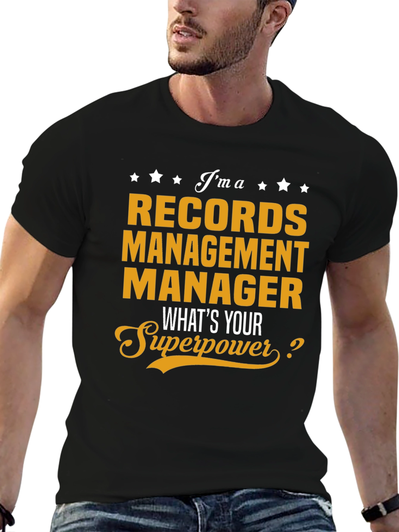 Records Management Manager Superpower T-Shirt