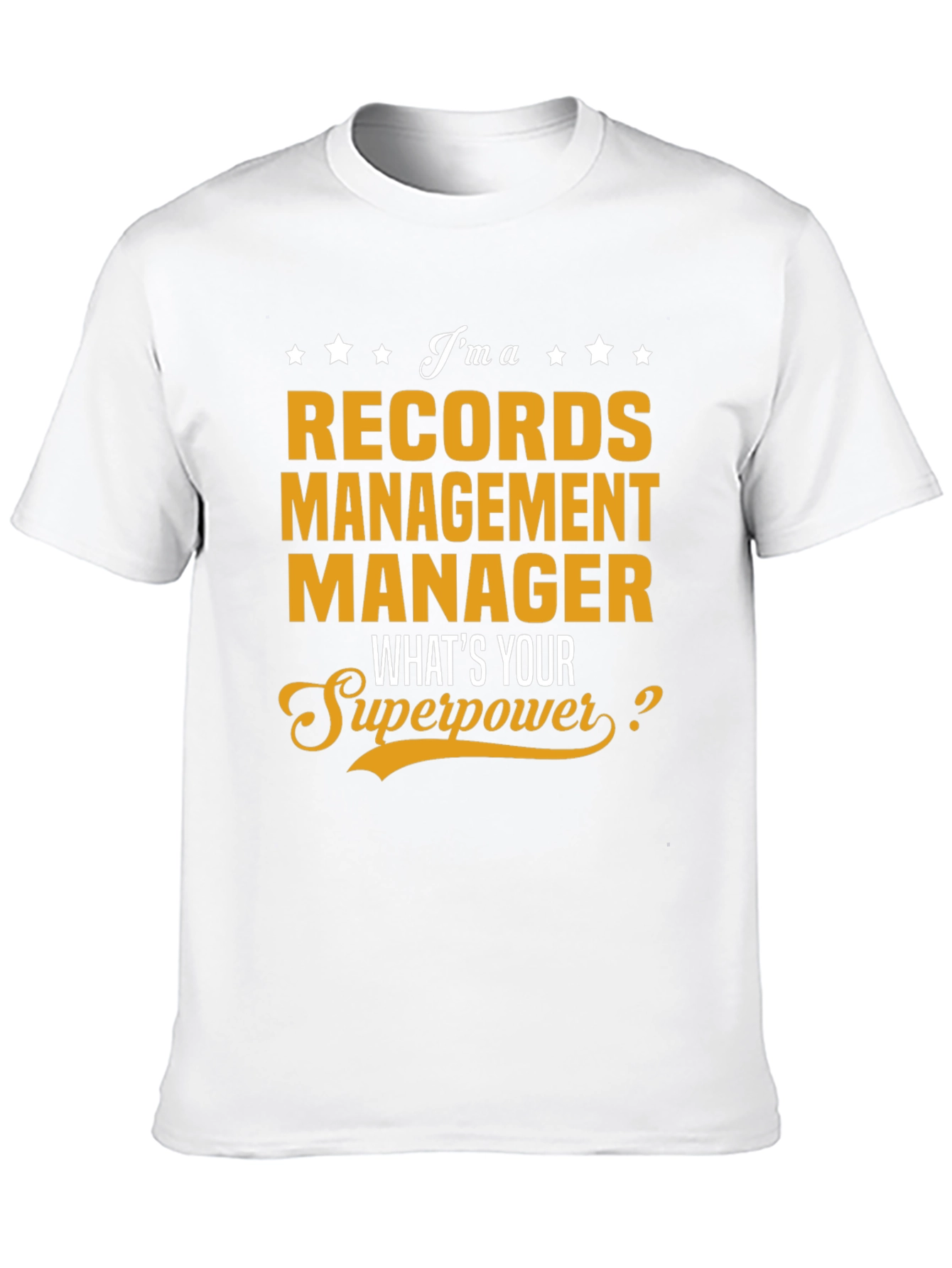 Records Management Manager Superpower T-Shirt