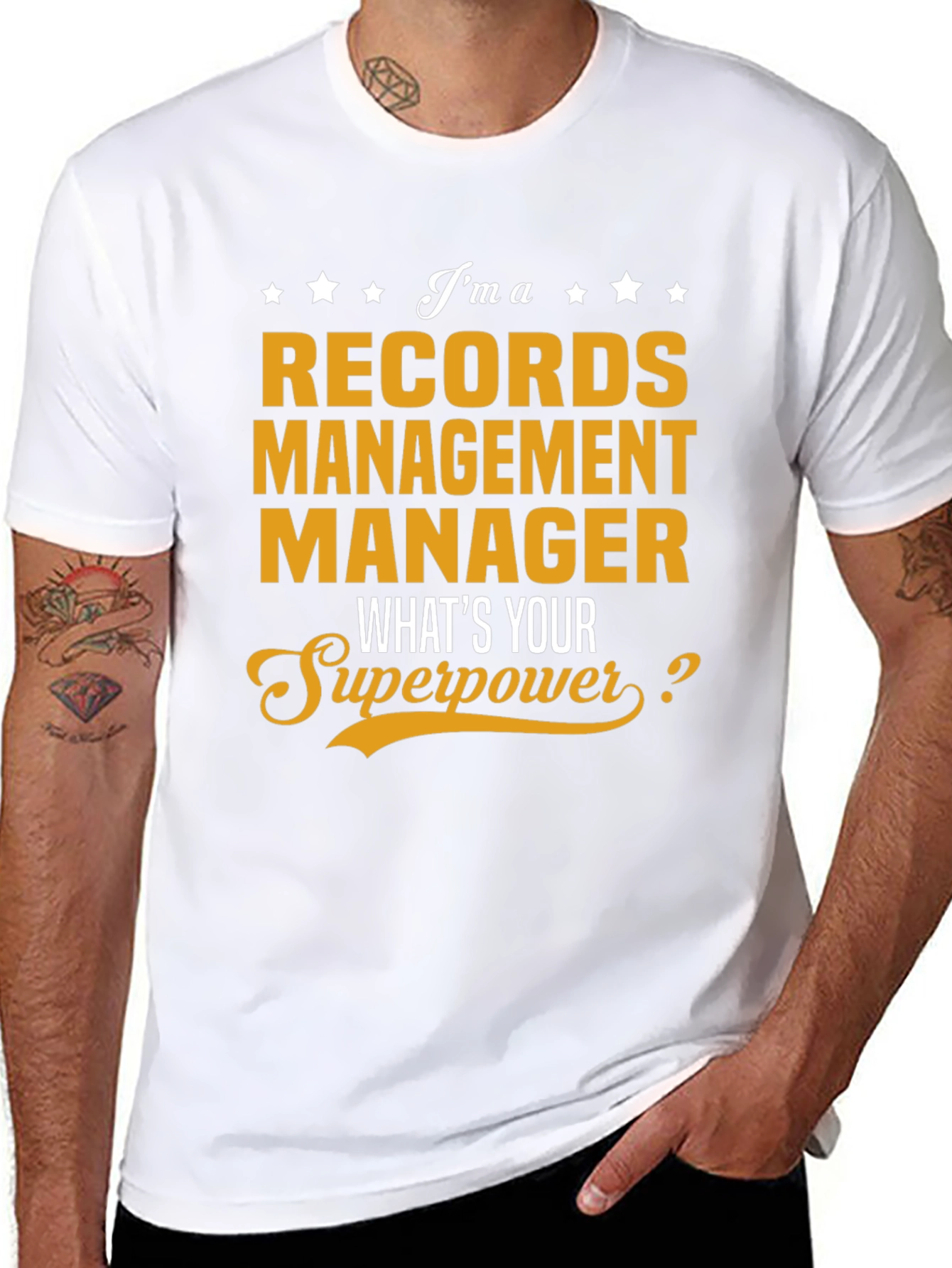Records Management Manager Superpower T-Shirt