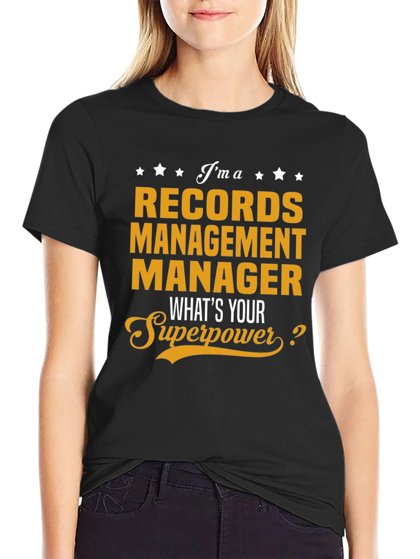 Records Management Manager Superpower T-Shirt