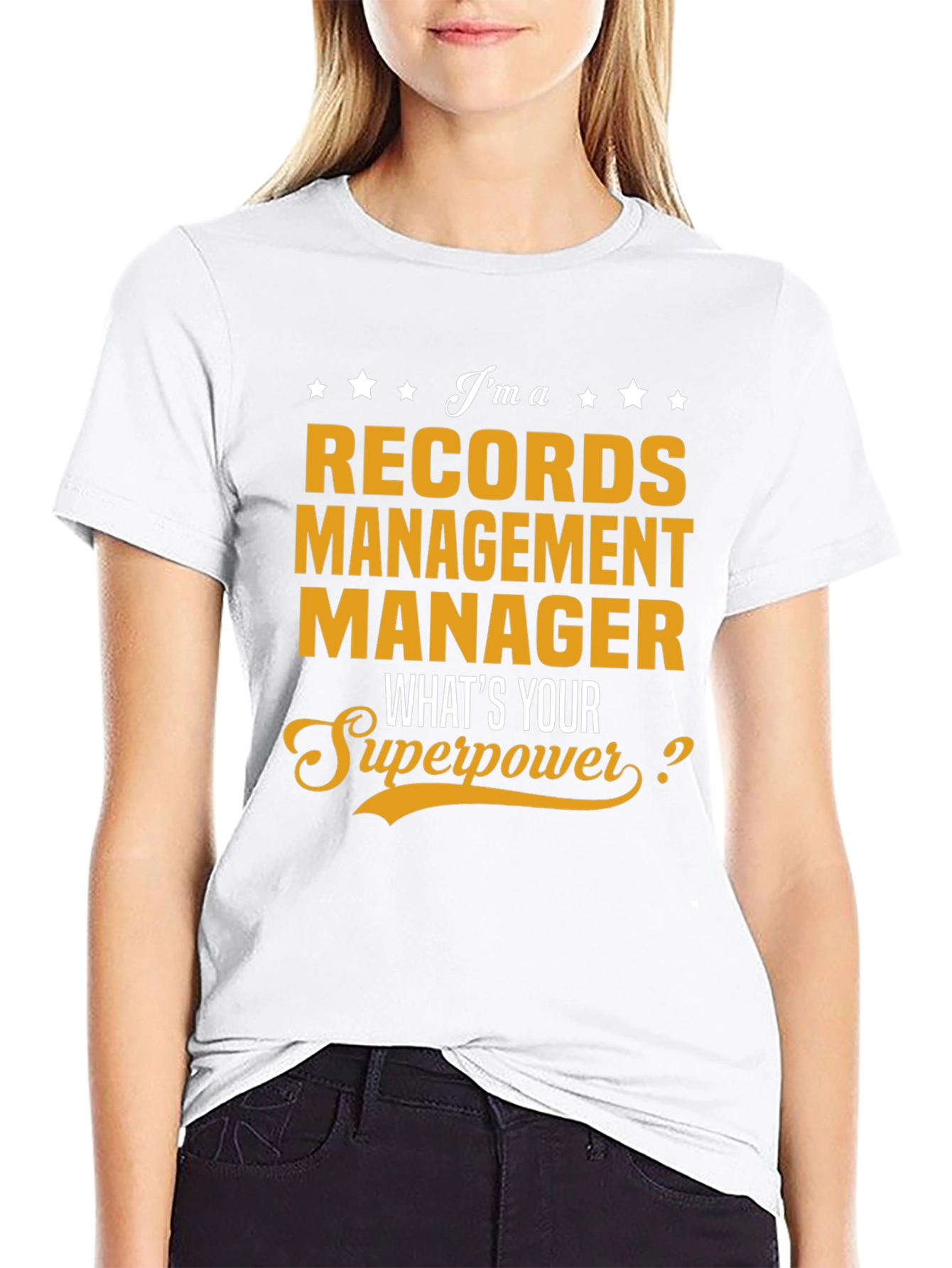 Records Management Manager Superpower T-Shirt