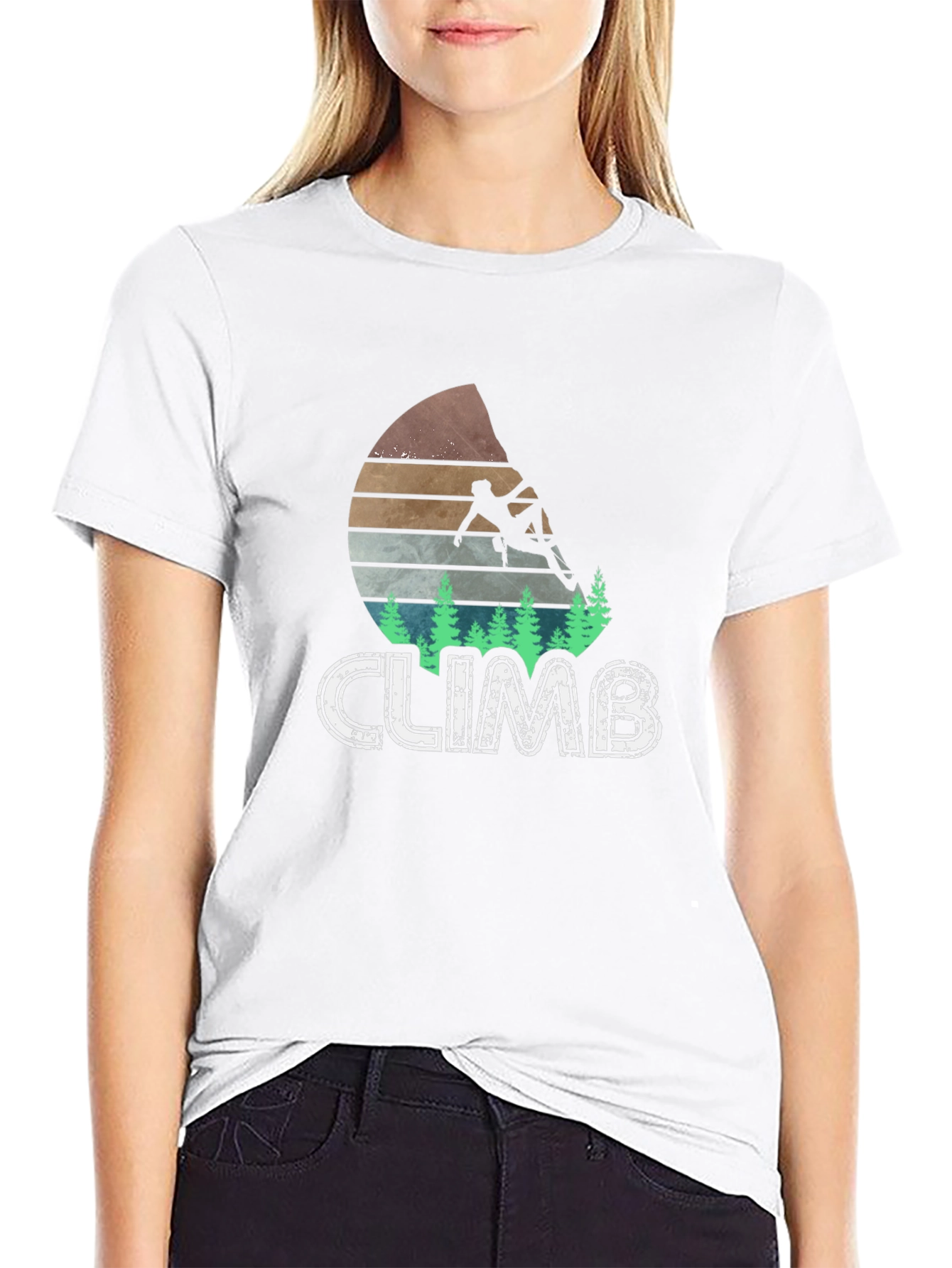 Climb T-Shirt Rock Climbing Adventure Tee