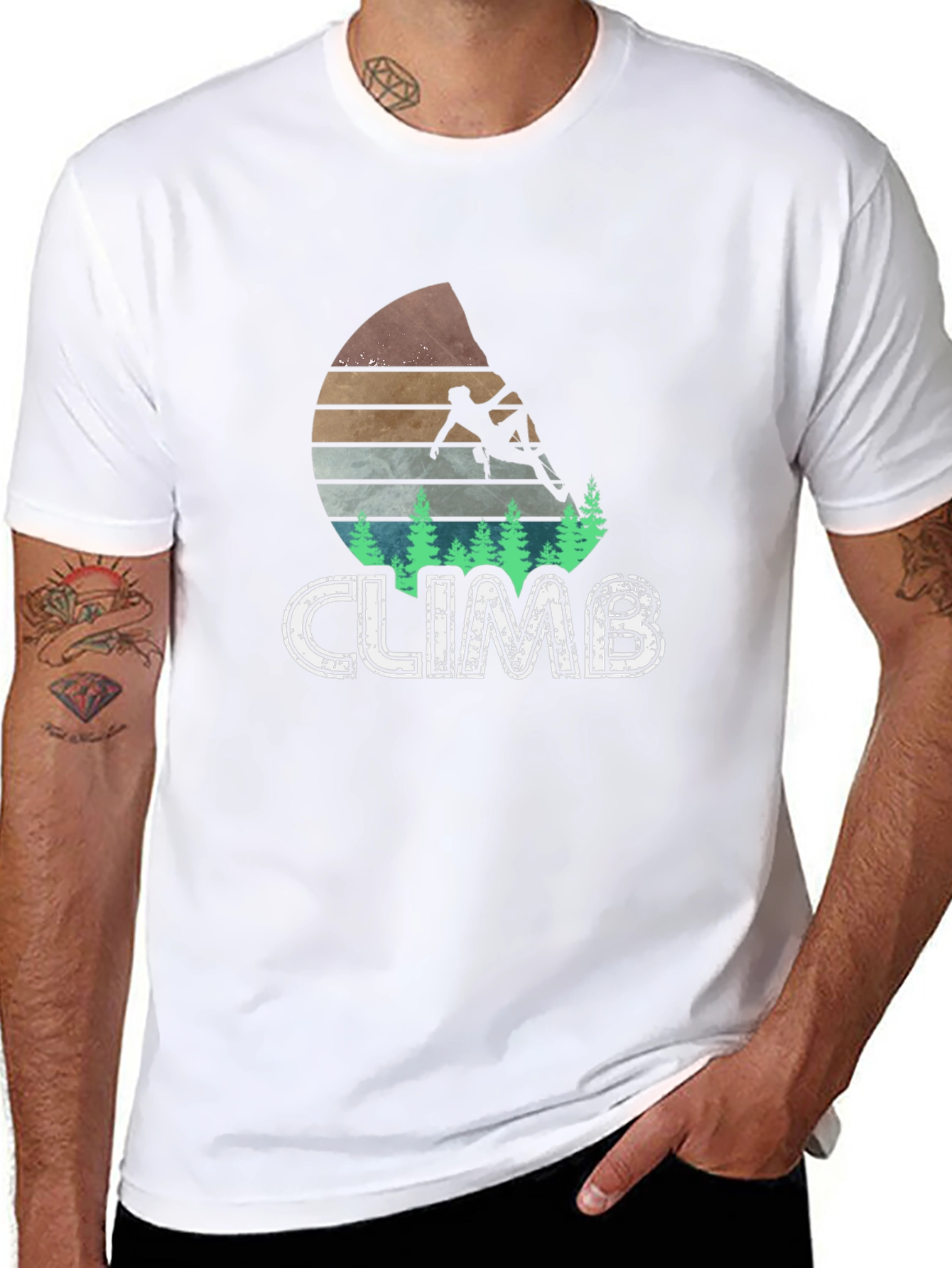 Climb T-Shirt Rock Climbing Adventure Tee