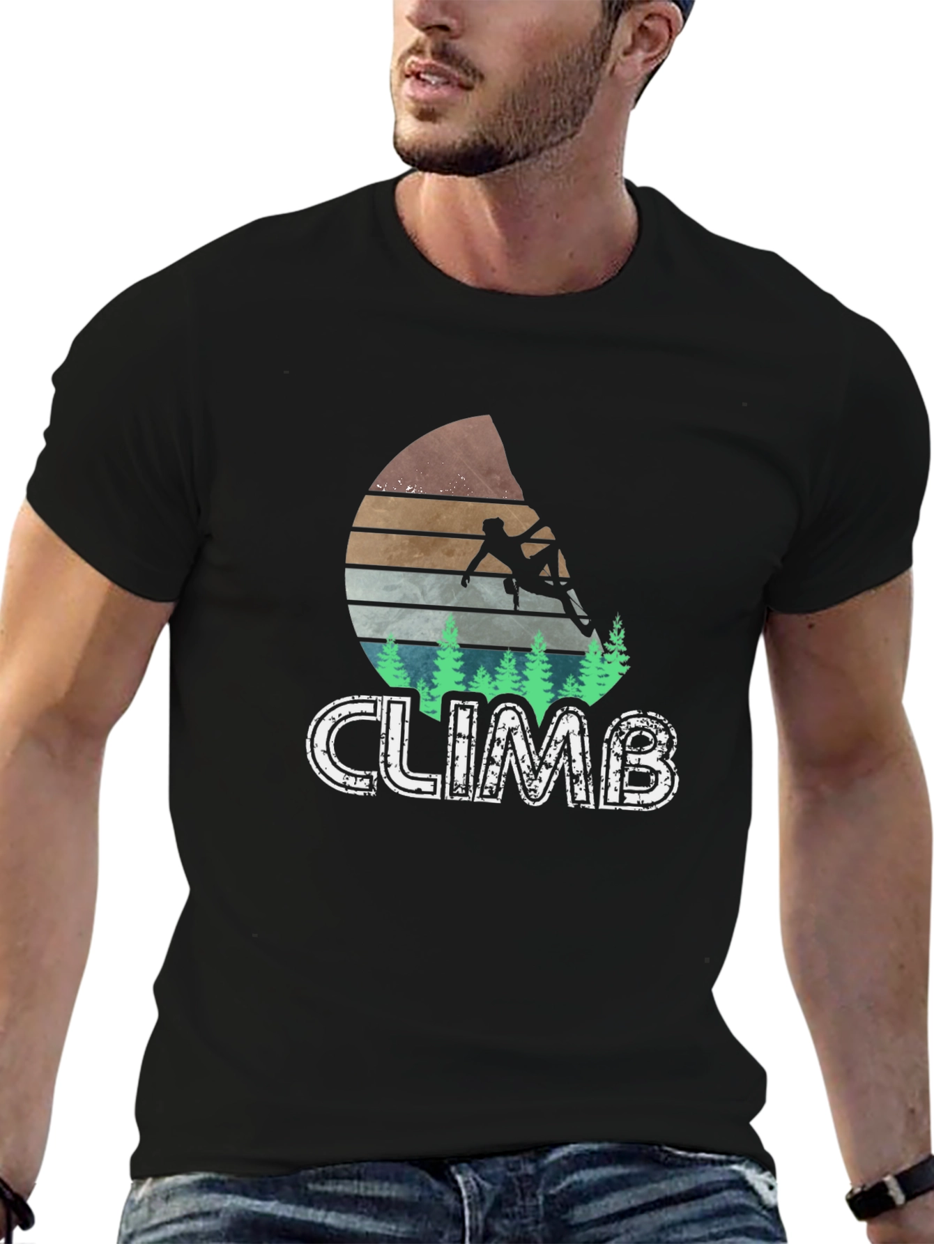 Climb T-Shirt Rock Climbing Adventure Tee