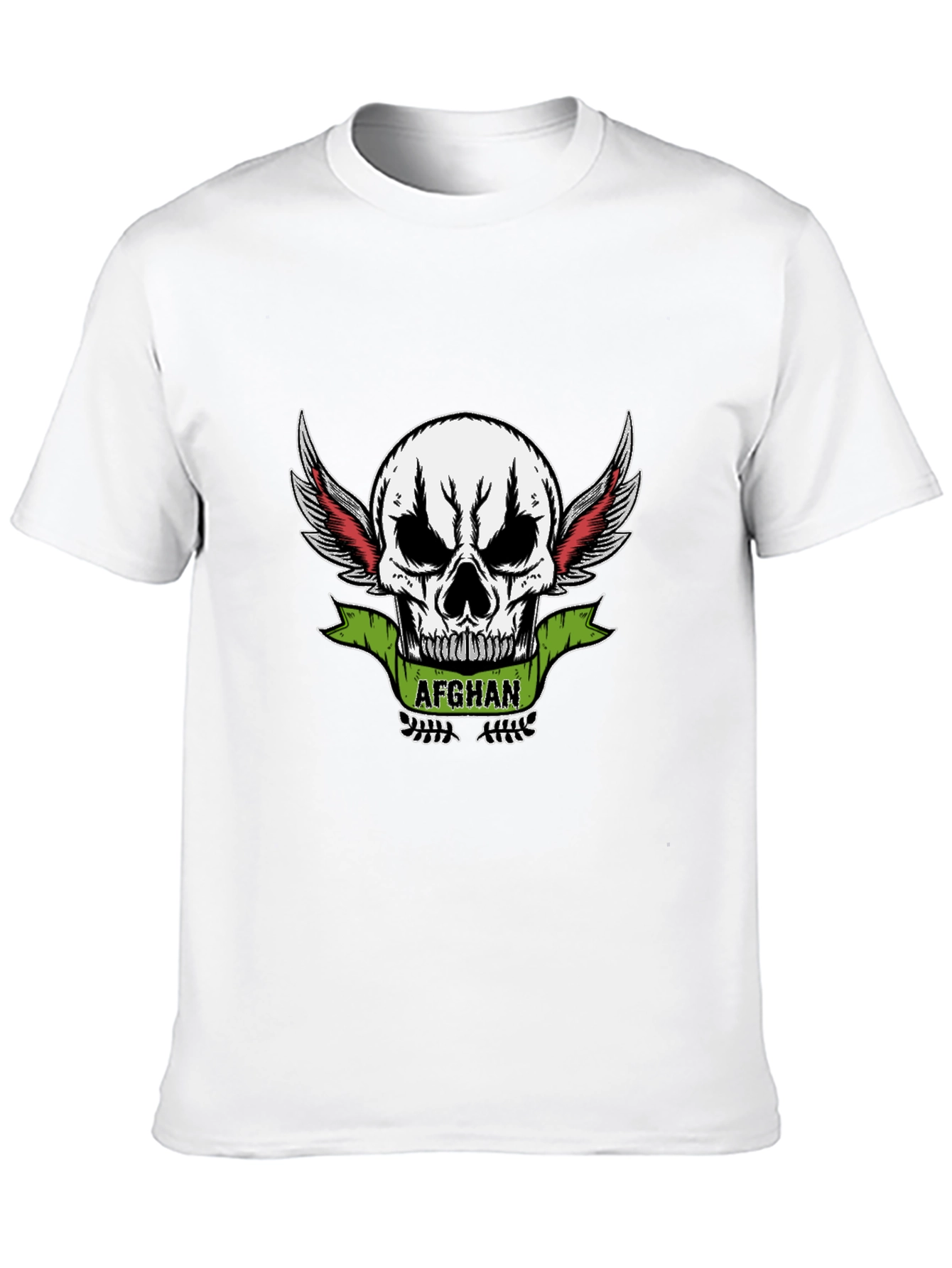Afghan Skull Winged T-Shirt