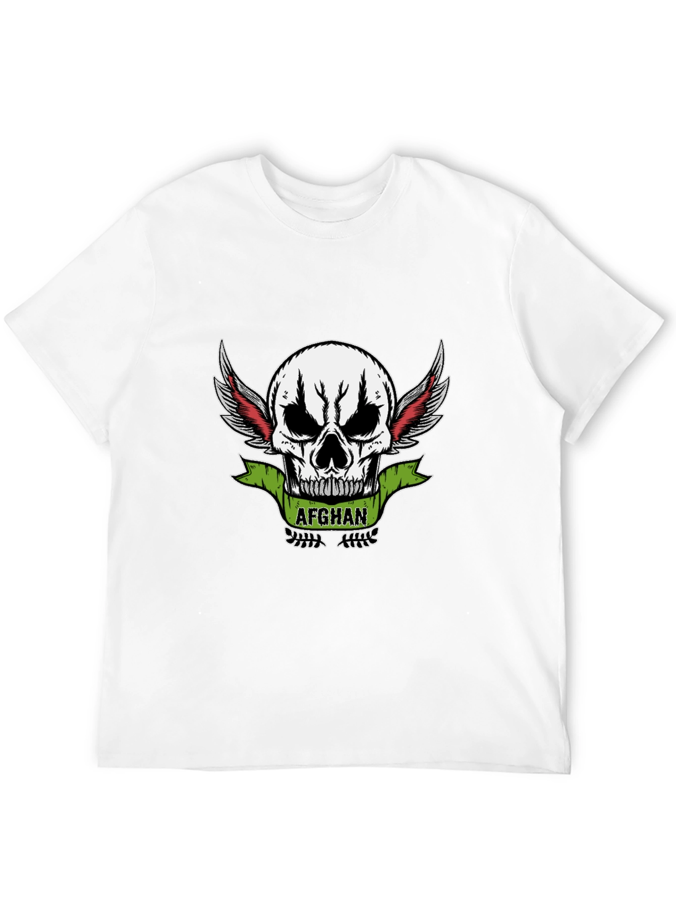 Afghan Skull Winged T-Shirt