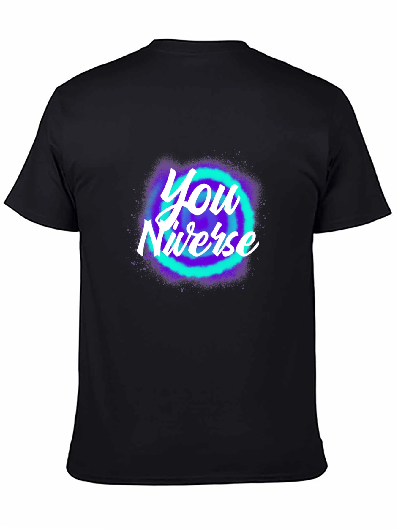 You Niverse Graphic T-Shirt - Trendy Black Tee