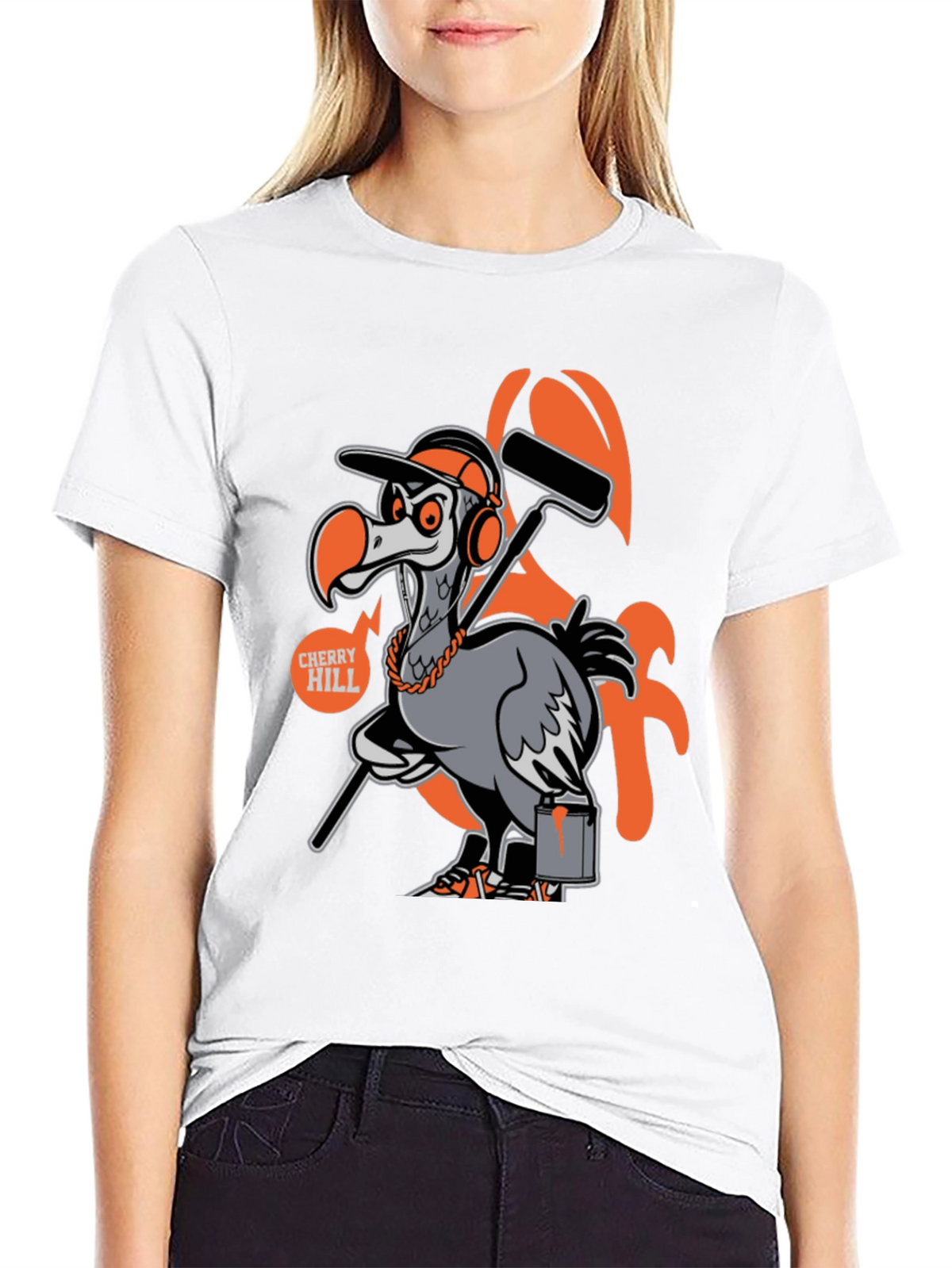 Cherry Hill Dodo Painter T-Shirt - Unique Graphic Tee