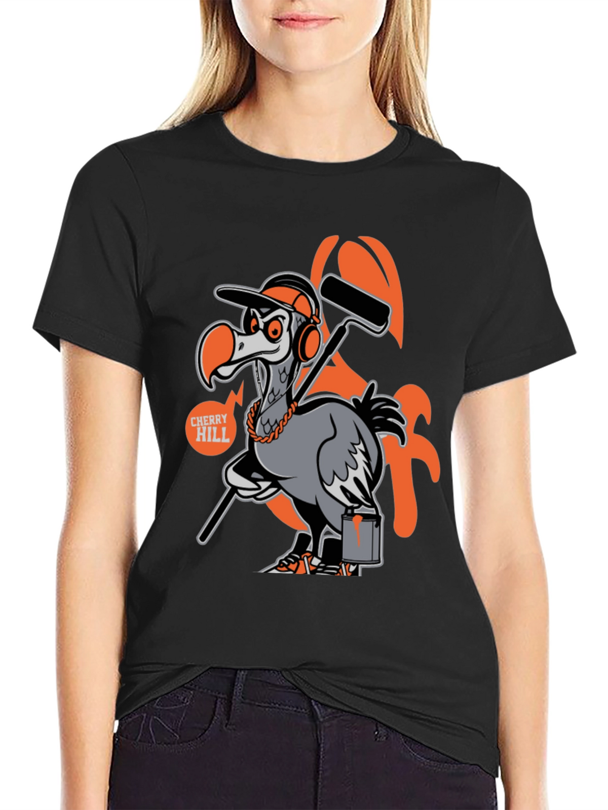 Cherry Hill Dodo Painter T-Shirt - Unique Graphic Tee