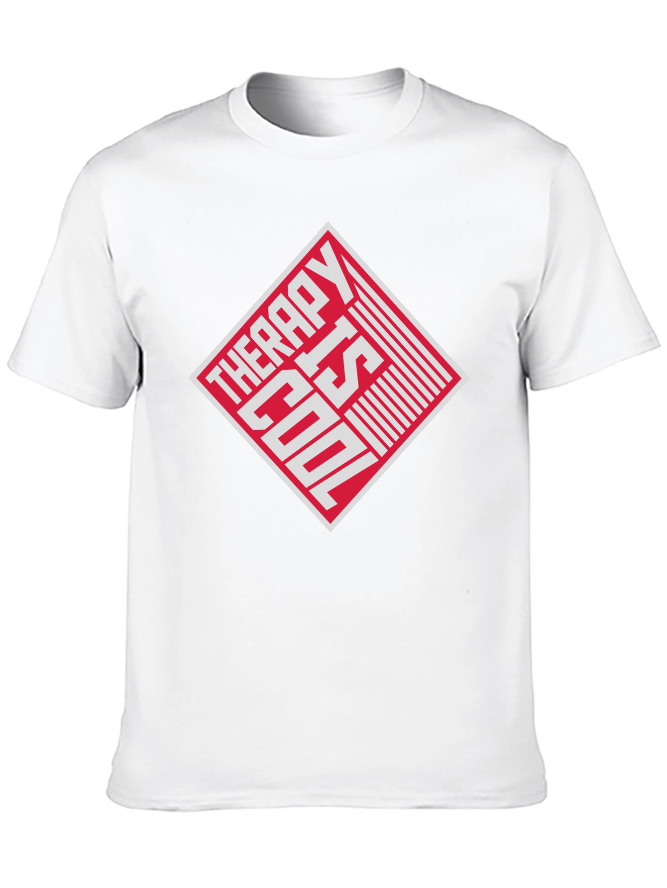 Therapy Is Cool Graphic Tee - Black