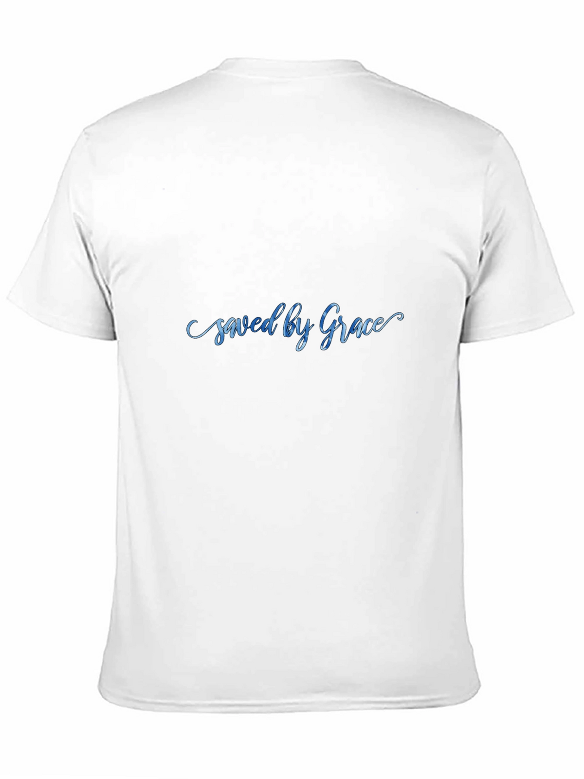 Saved by Grace Black Graphic T-Shirt
