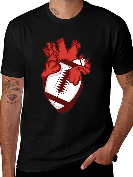 Football Heart T-Shirt