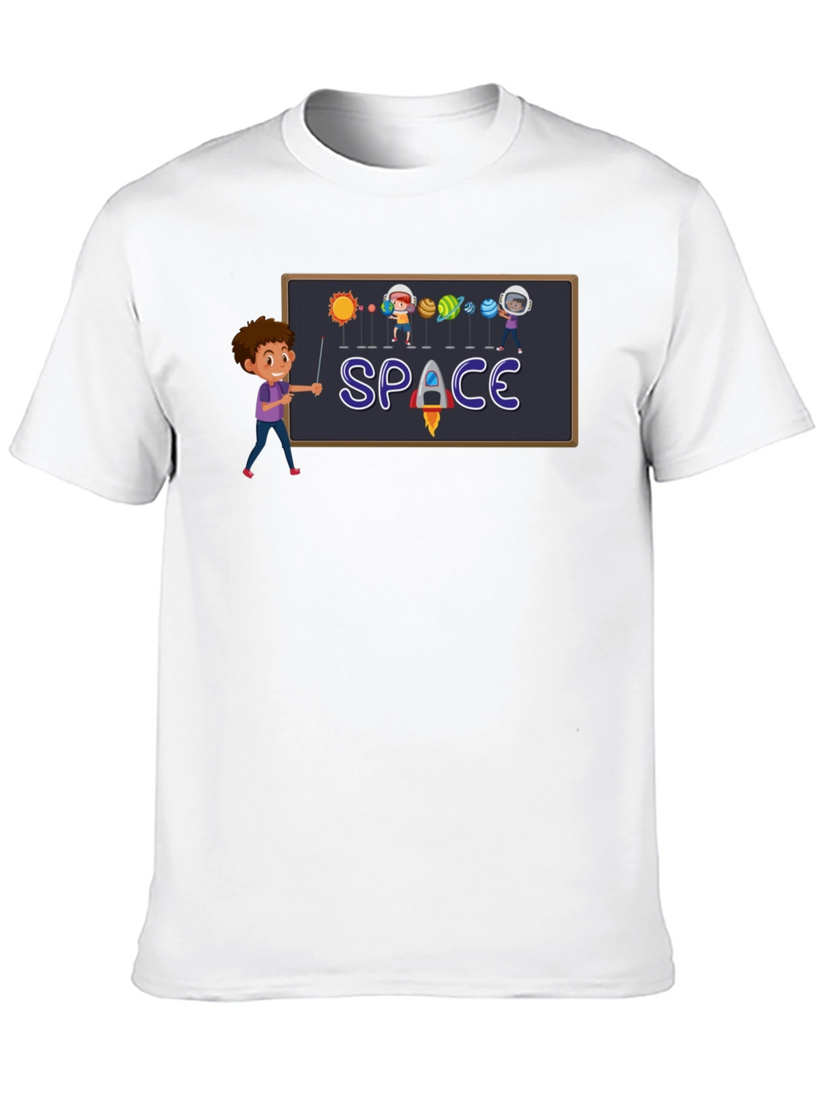 Space Teach Black T-Shirt