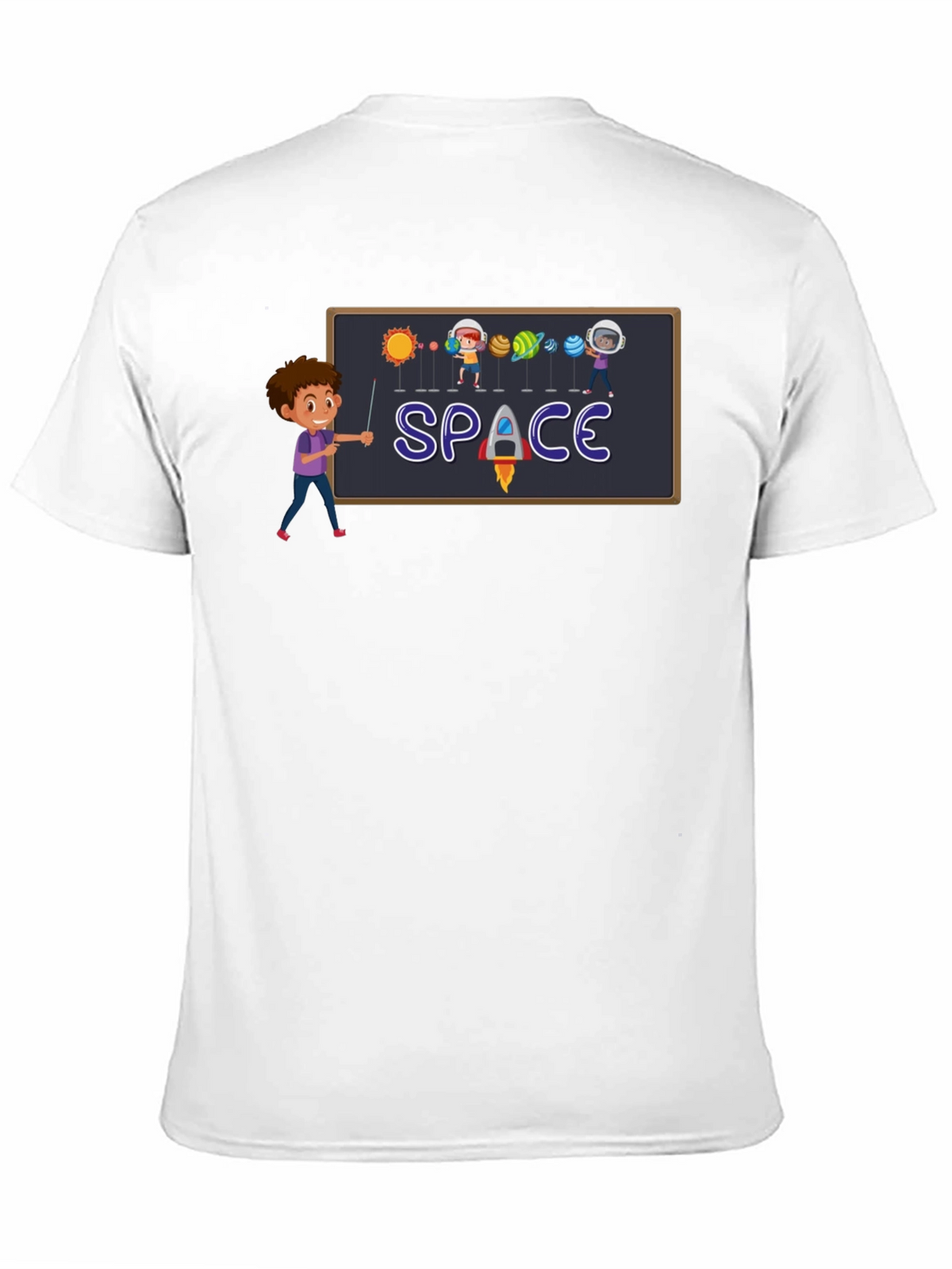 Space Teach Black T-Shirt