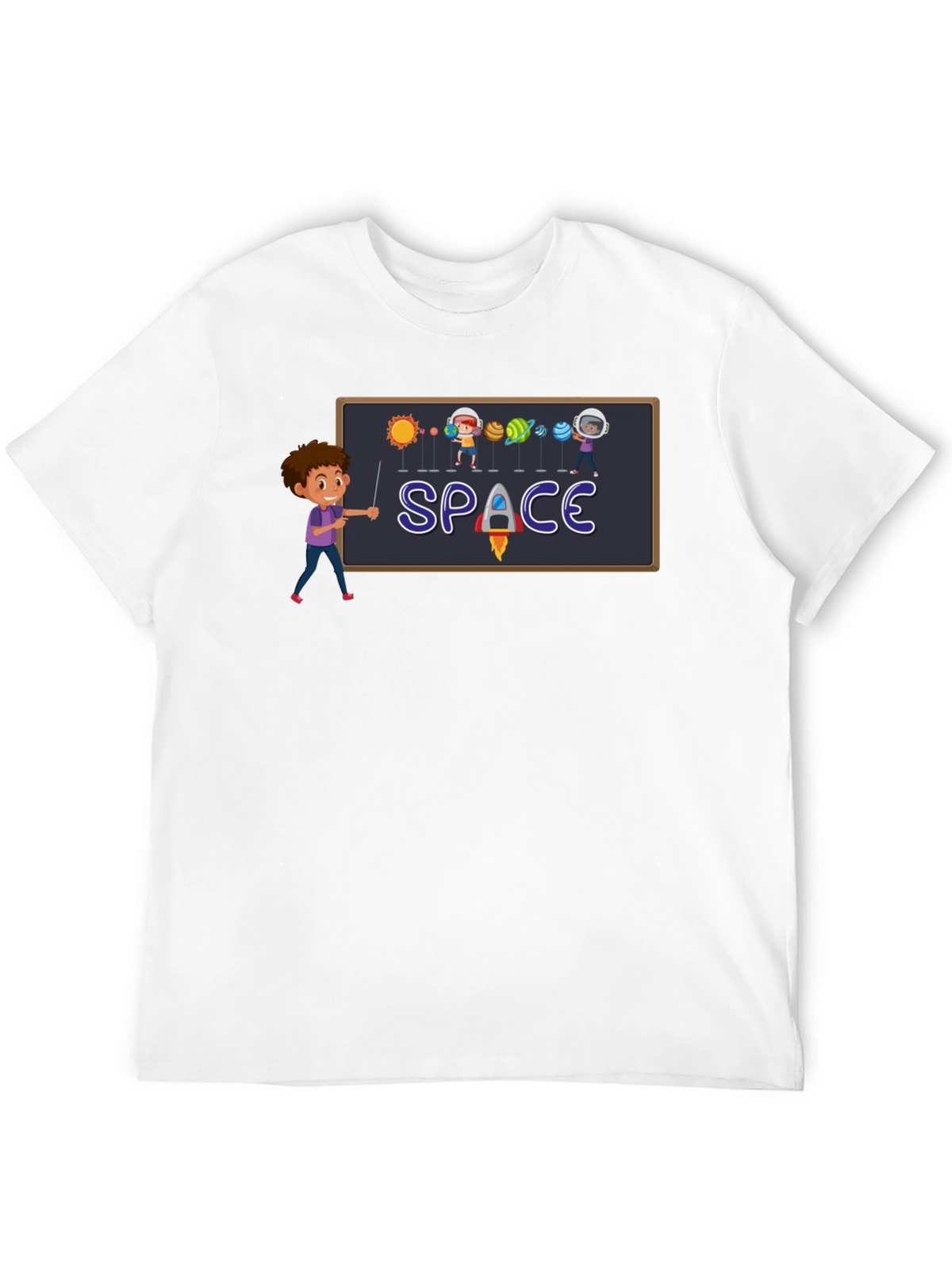 Space Teach Black T-Shirt