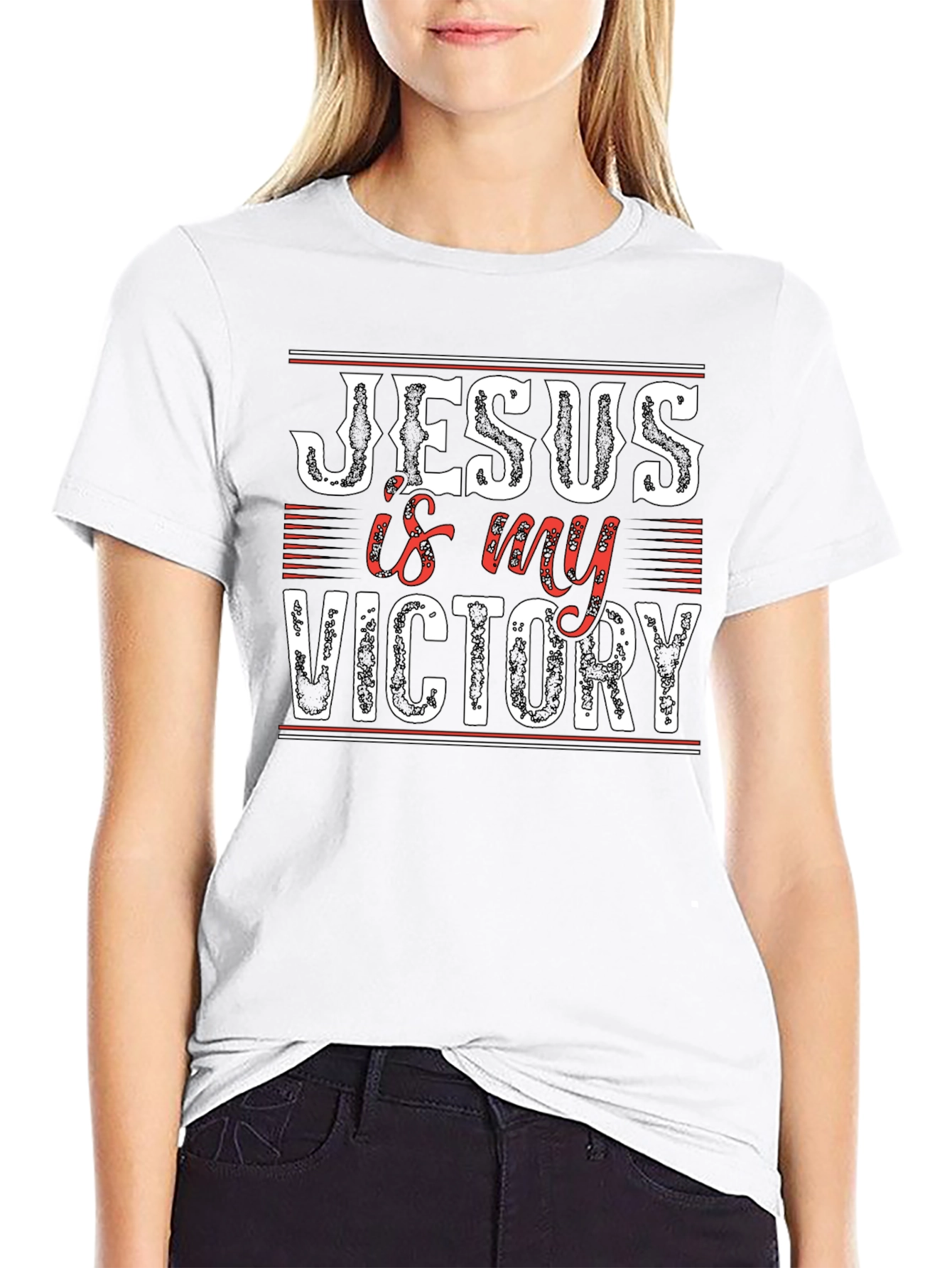 Jesus Is My Victory Graphic T-Shirt