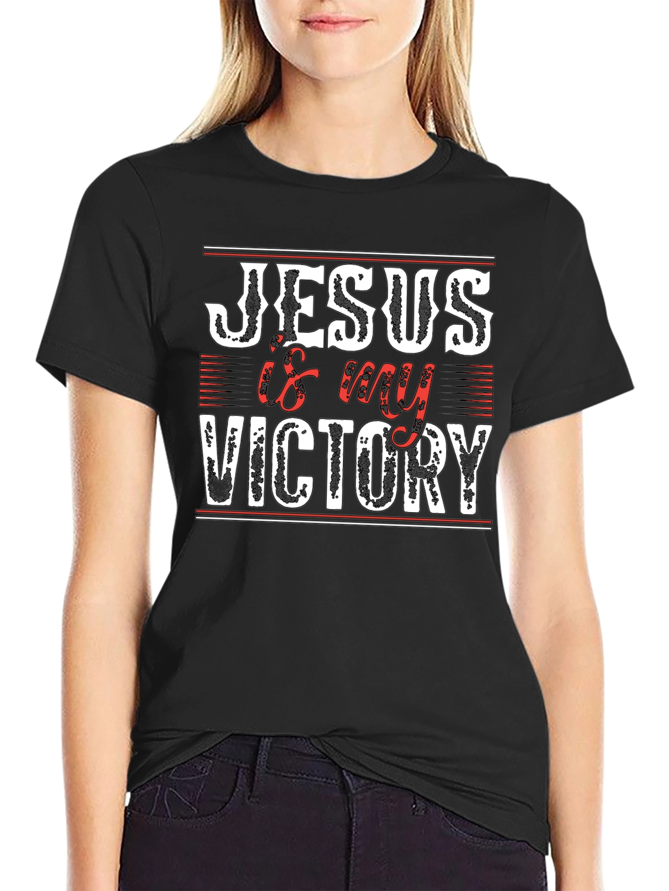 Jesus Is My Victory Graphic T-Shirt