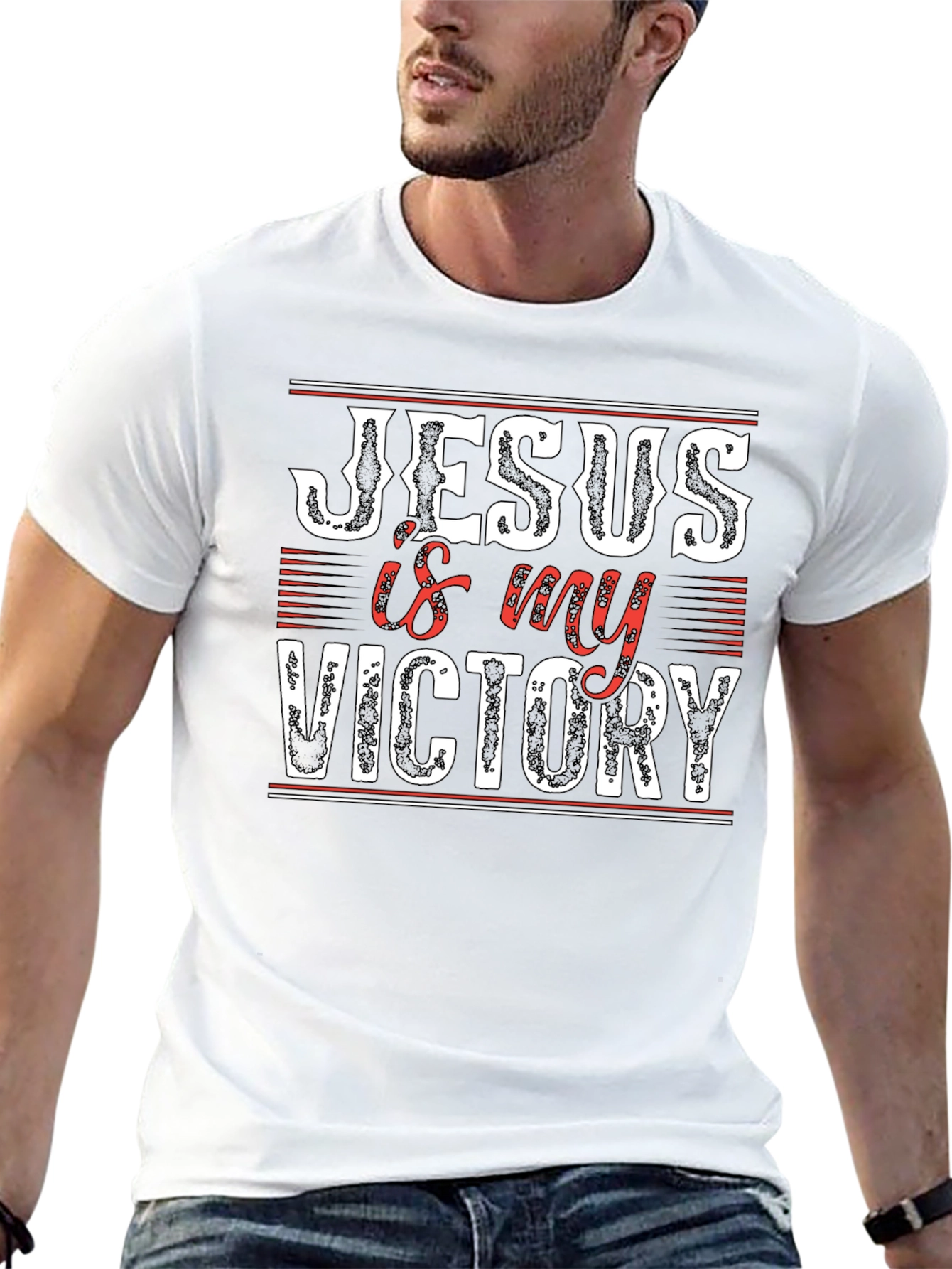 Jesus Is My Victory Graphic T-Shirt
