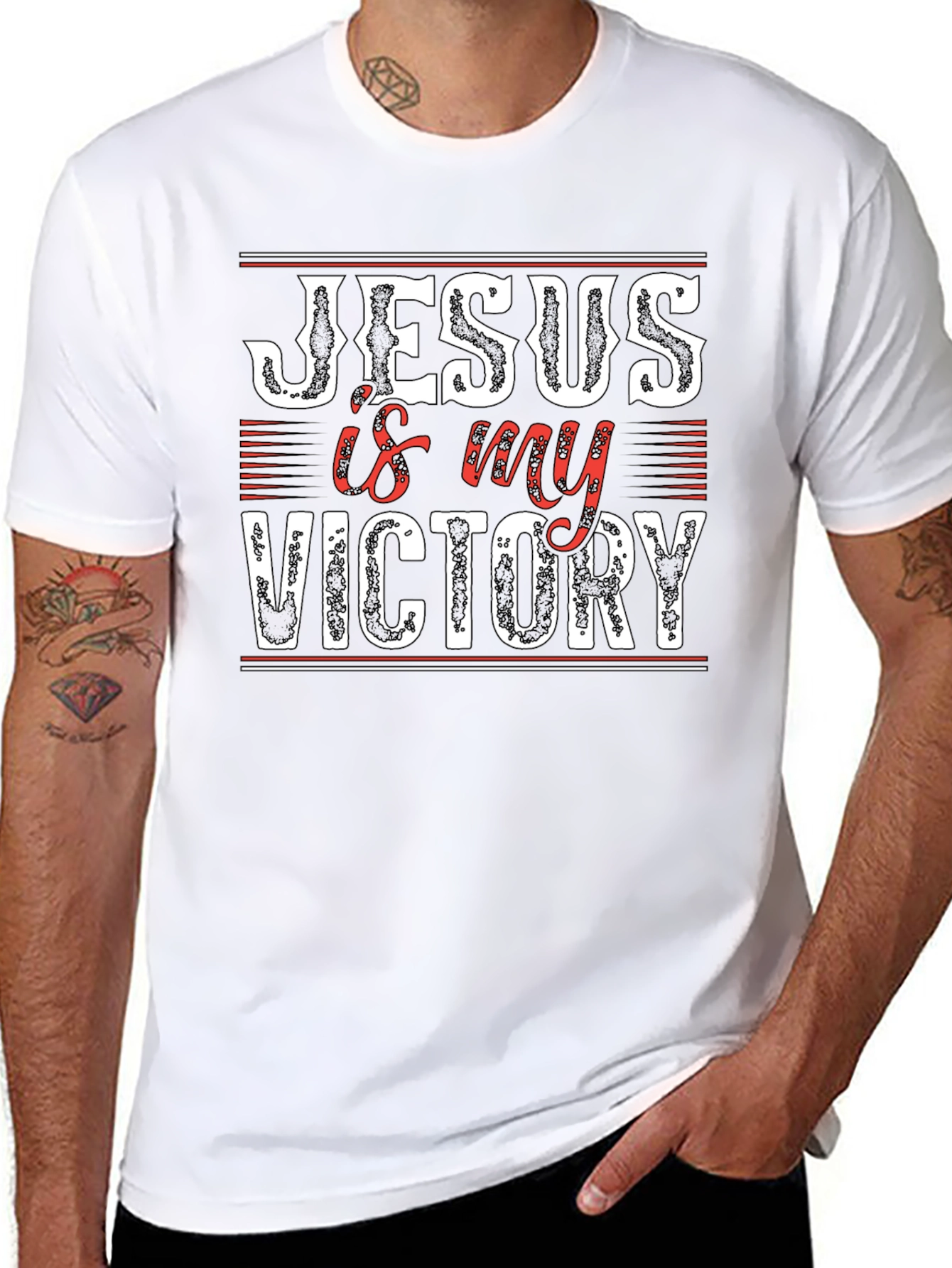 Jesus Is My Victory Graphic T-Shirt
