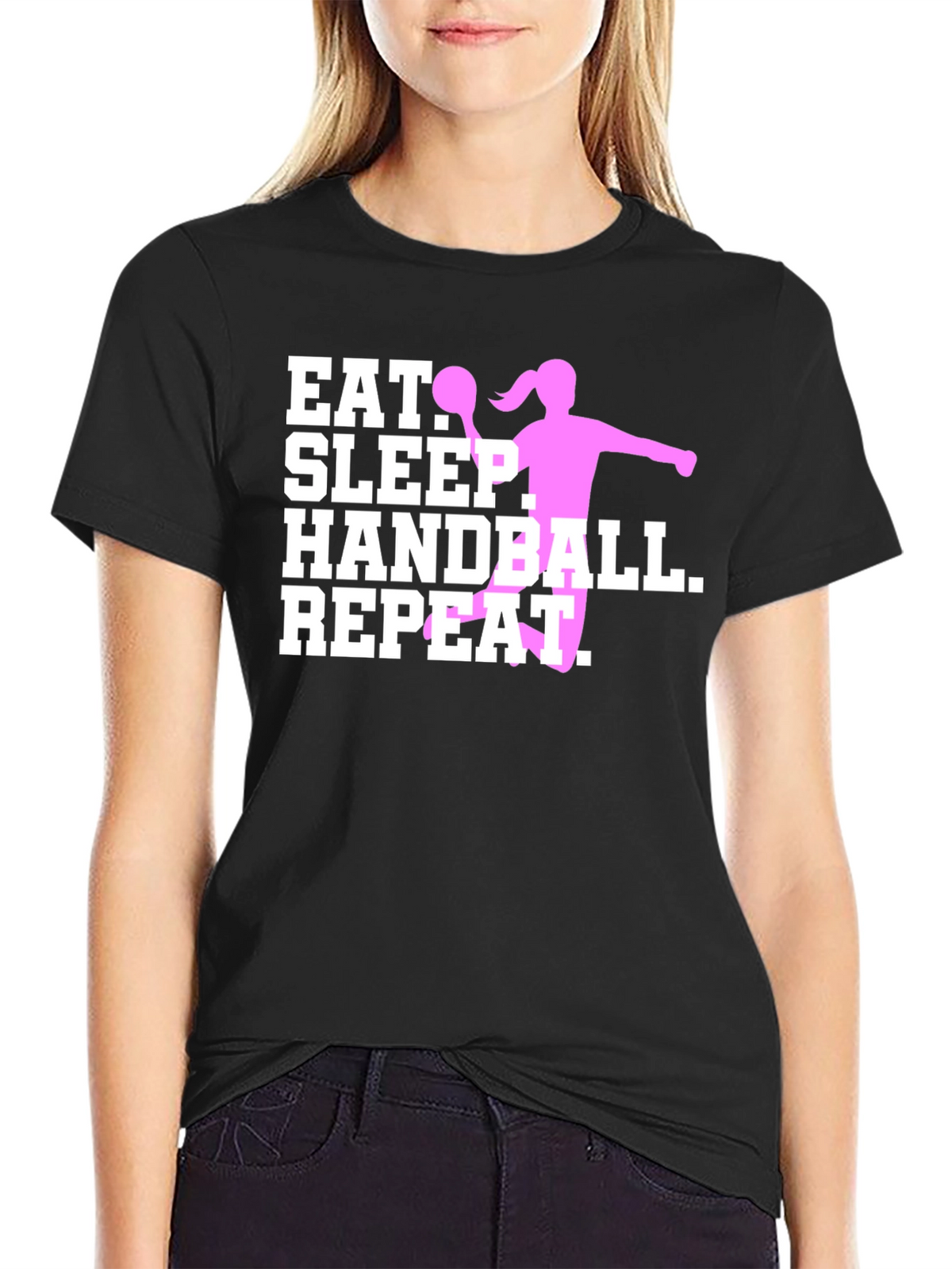 Eat Sleep Handball Repeat - Sport T-Shirt