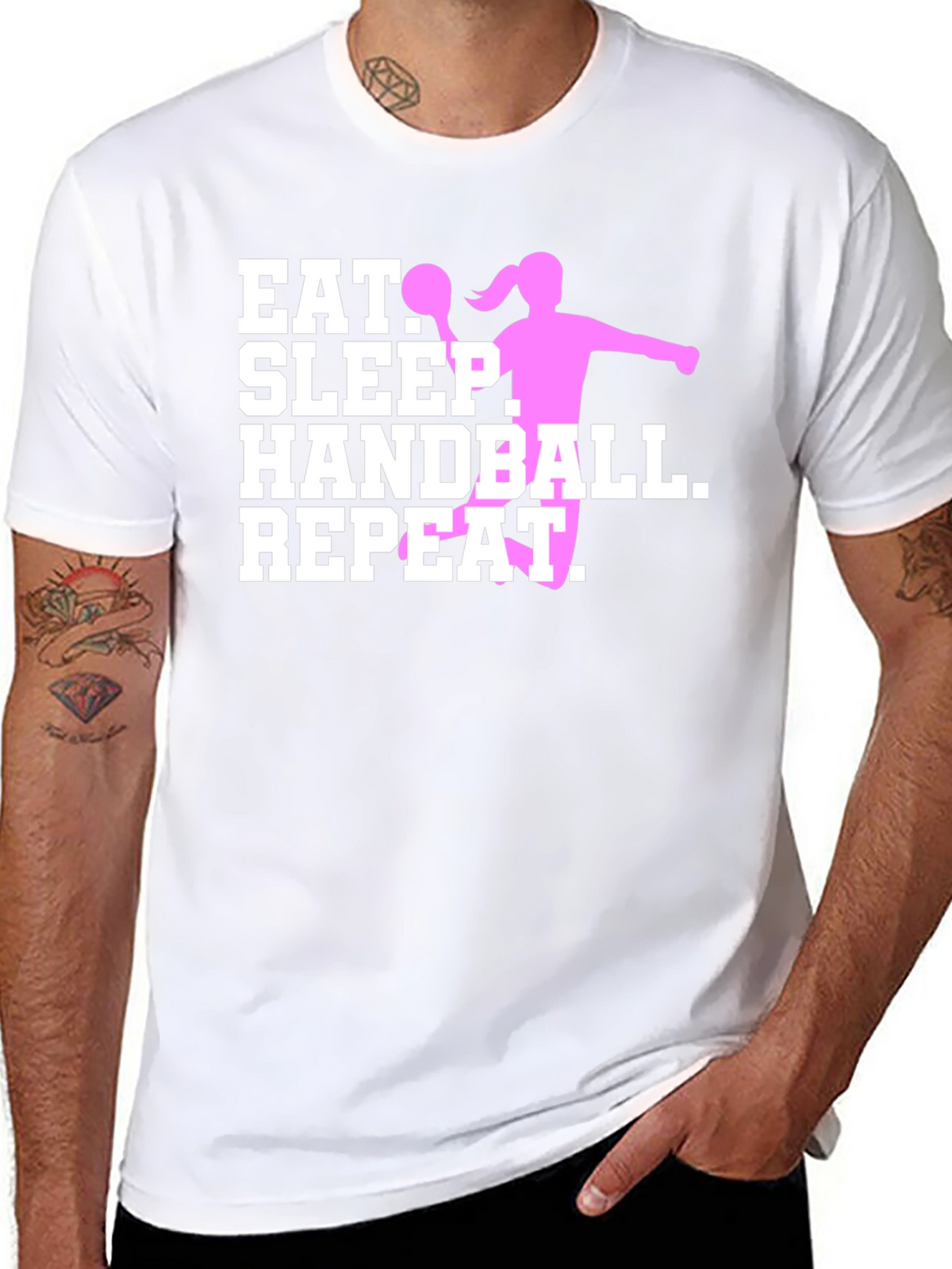 Eat Sleep Handball Repeat - Sport T-Shirt