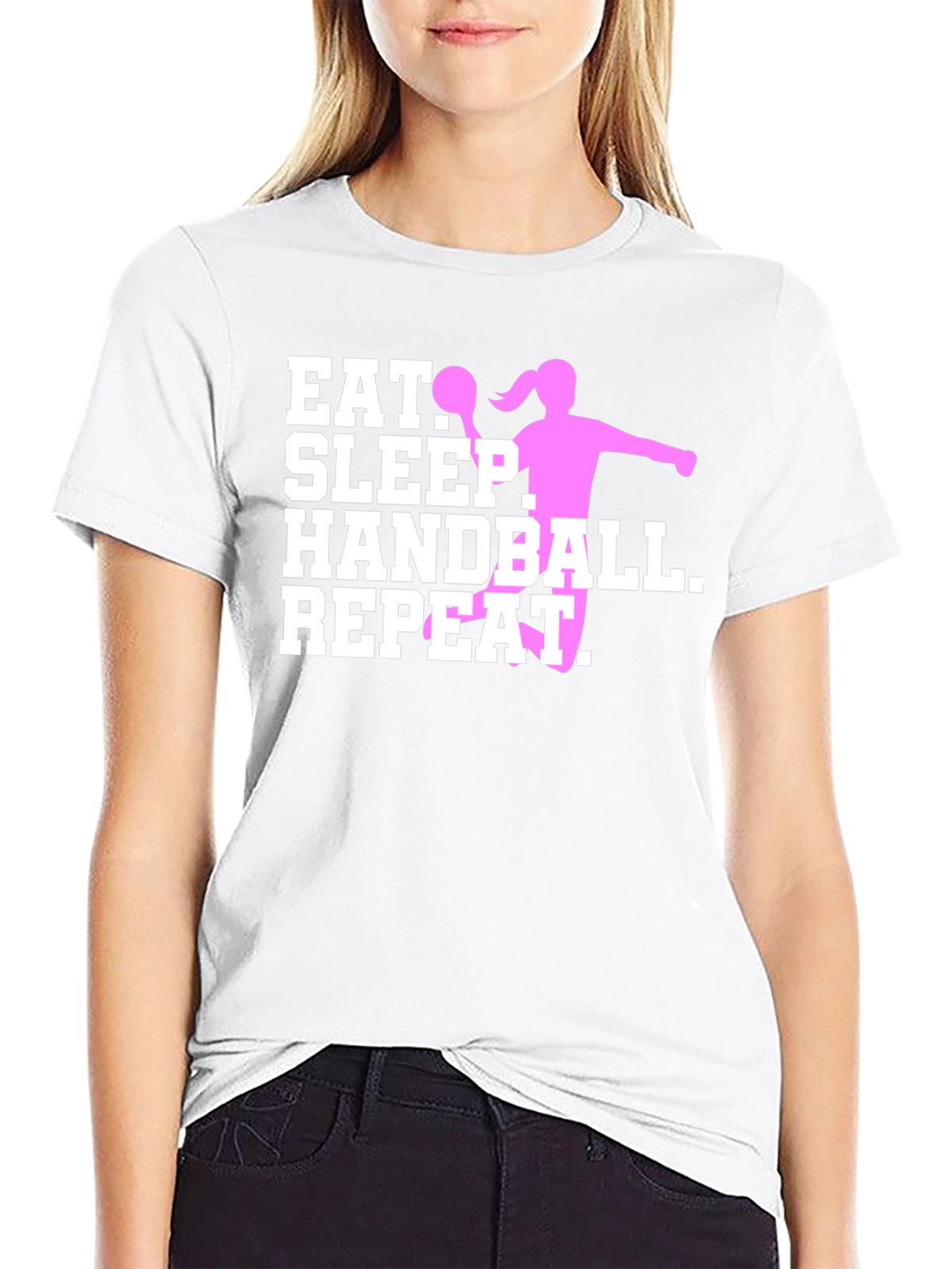 Eat Sleep Handball Repeat - Sport T-Shirt