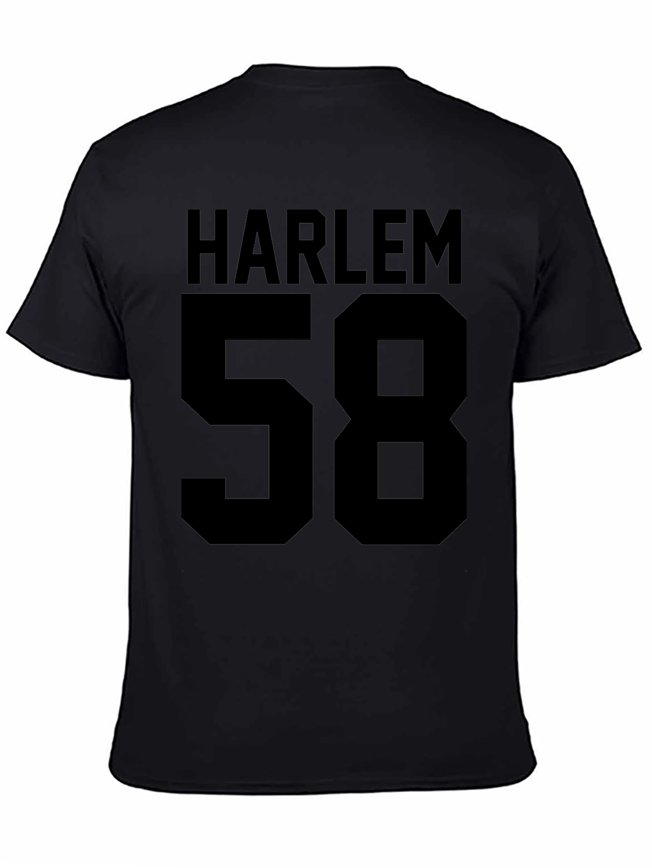 Harlem 58 Black Graphic T-Shirt