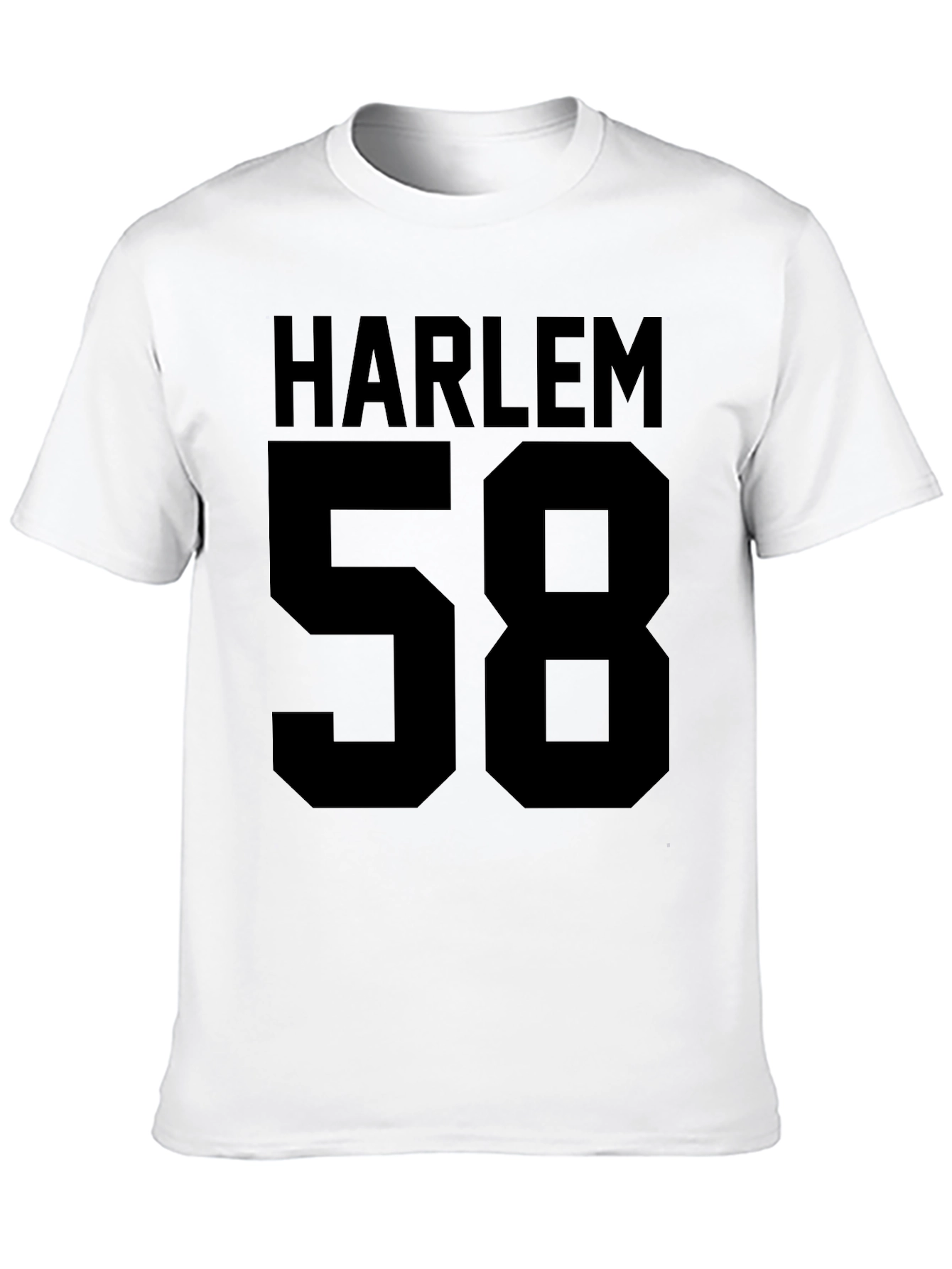 Harlem 58 Black Graphic T-Shirt