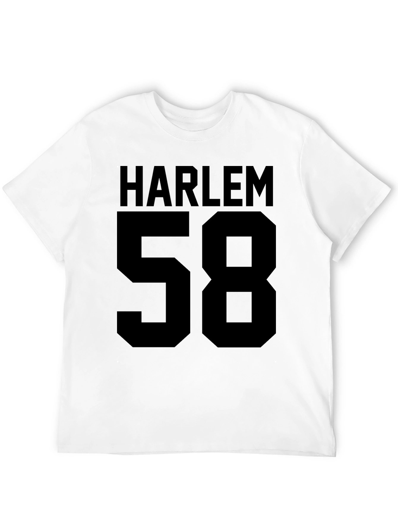 Harlem 58 Black Graphic T-Shirt