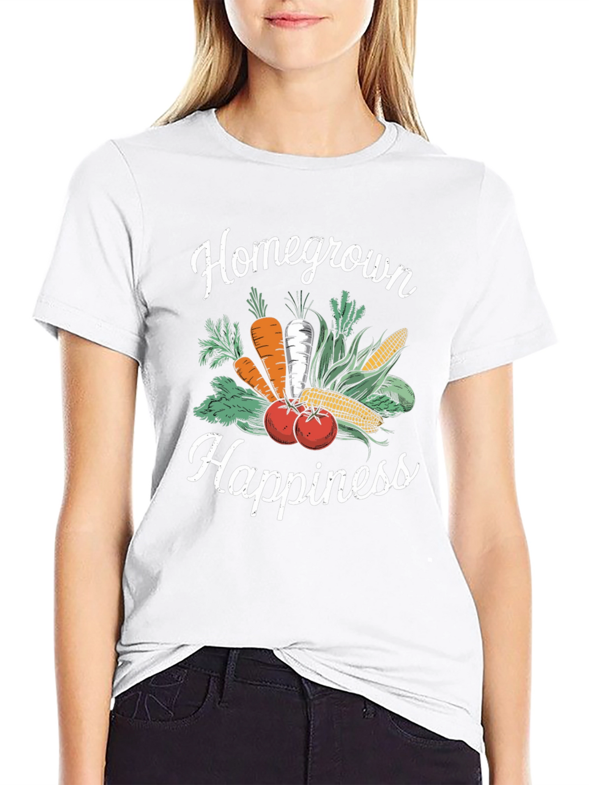Homegrown Happiness Black T-Shirt