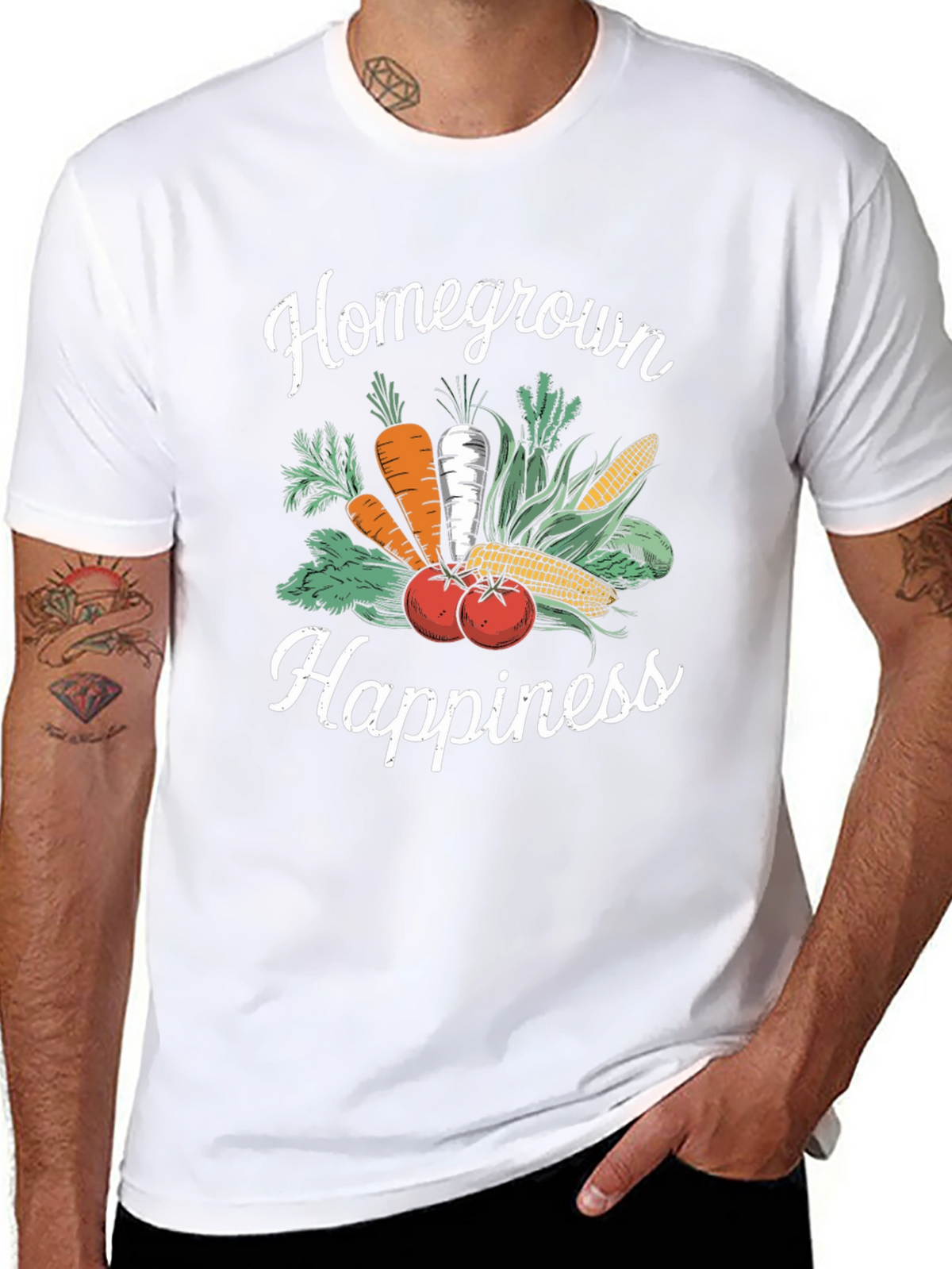 Homegrown Happiness Black T-Shirt