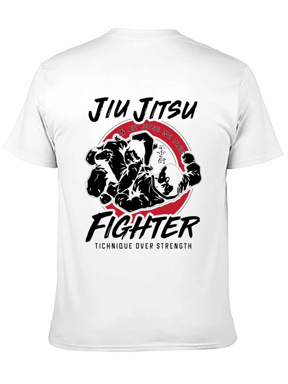 Jiu Jitsu Fighter Tee - Technique Over Strength