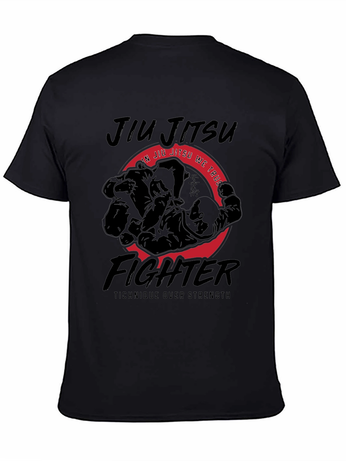 Jiu Jitsu Fighter Tee - Technique Over Strength