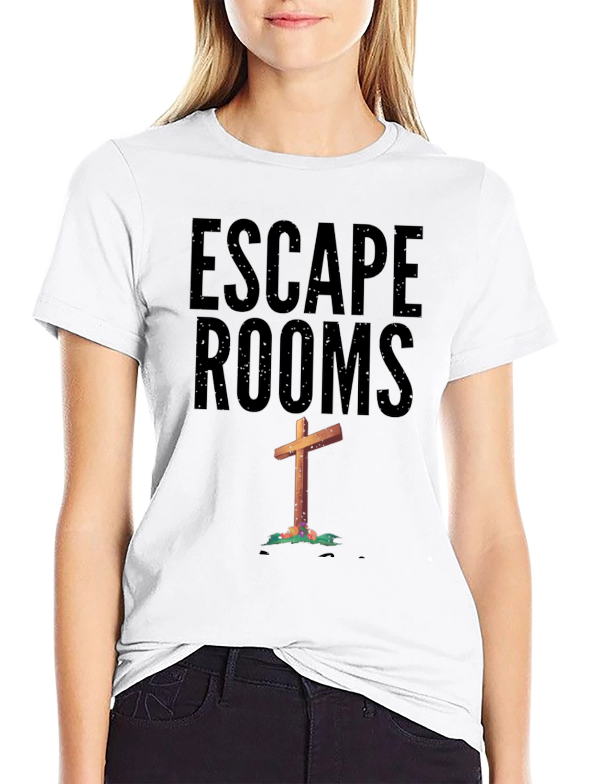 Escape Rooms Cross Graphic Tee