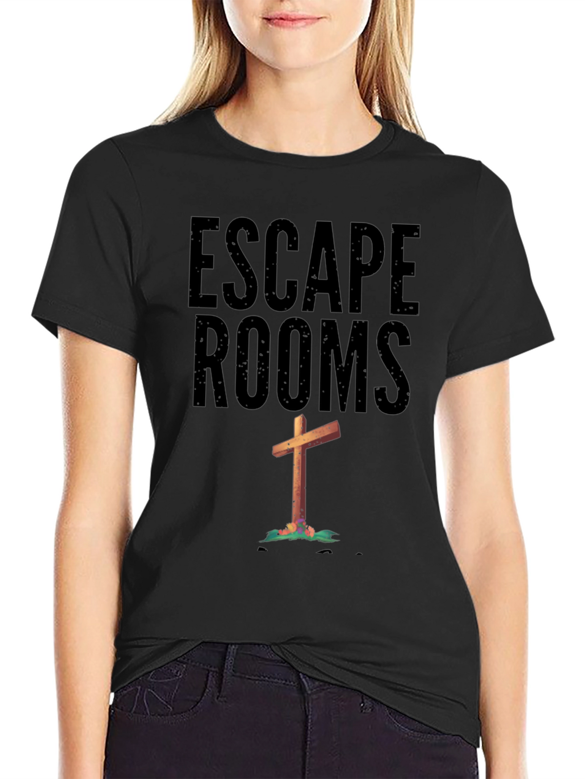 Escape Rooms Cross Graphic Tee