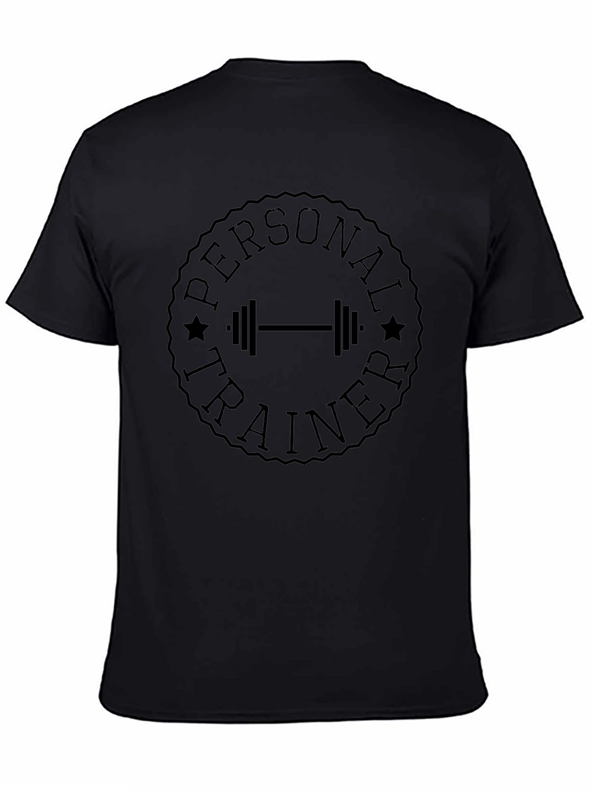 Personal Trainer Black Graphic Tee