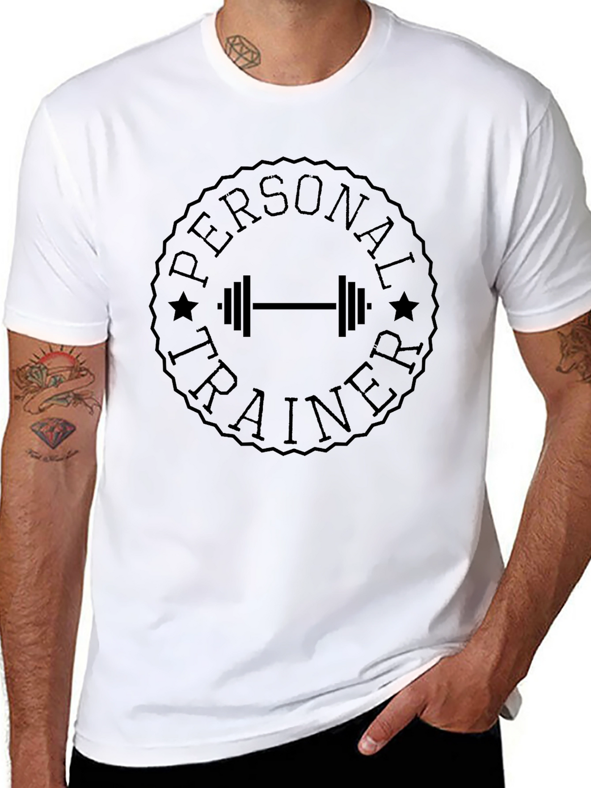 Personal Trainer Black Graphic Tee