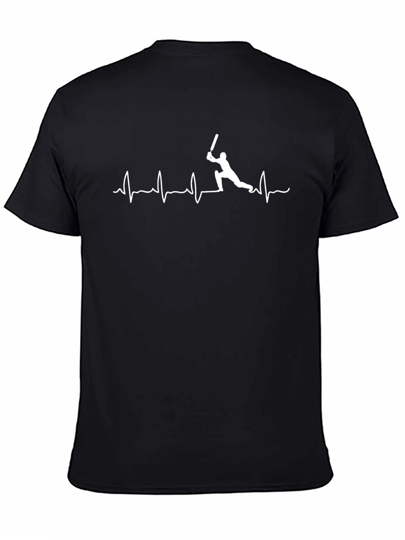 Cricket Heartbeat T-Shirt - Black