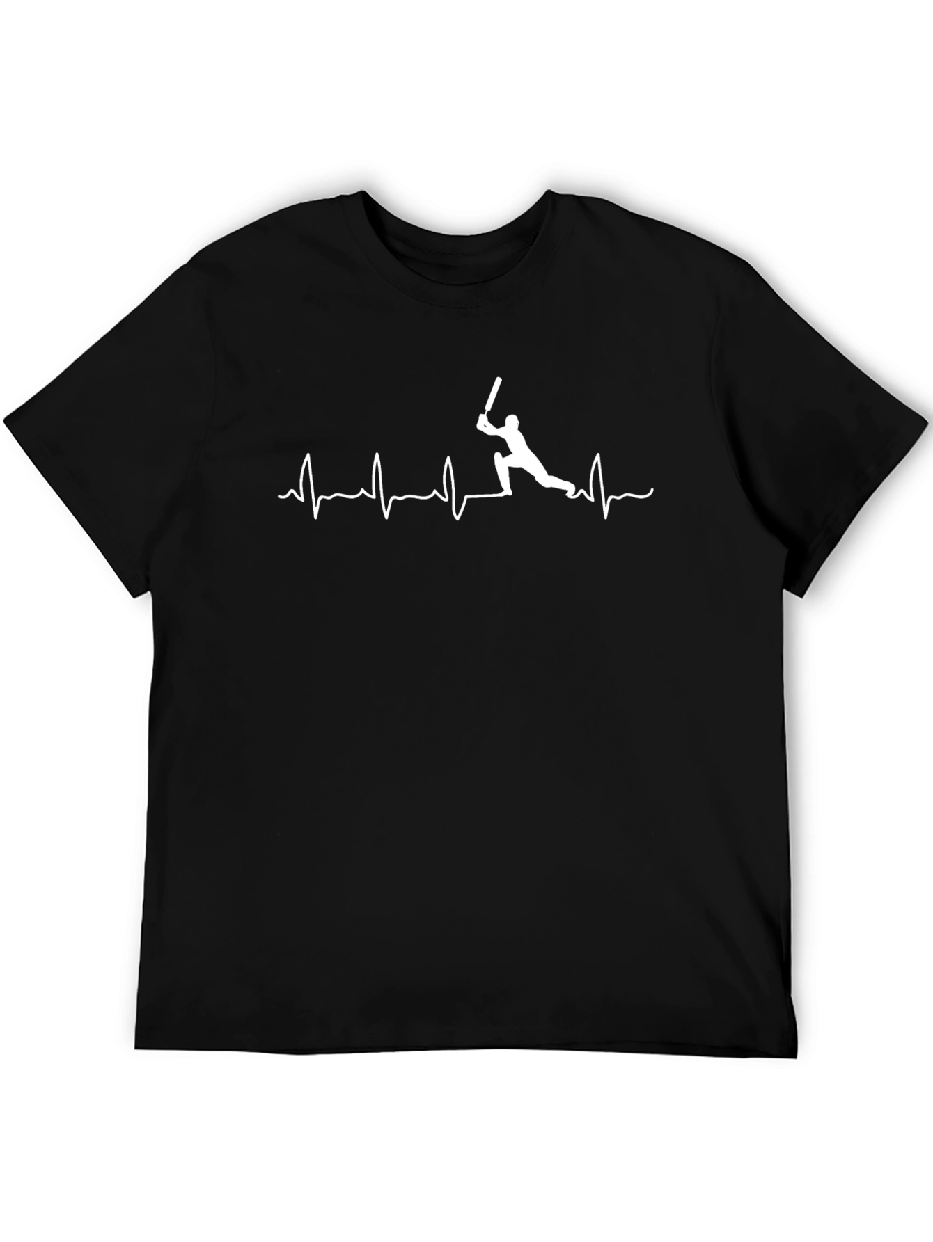 Cricket Heartbeat T-Shirt - Black