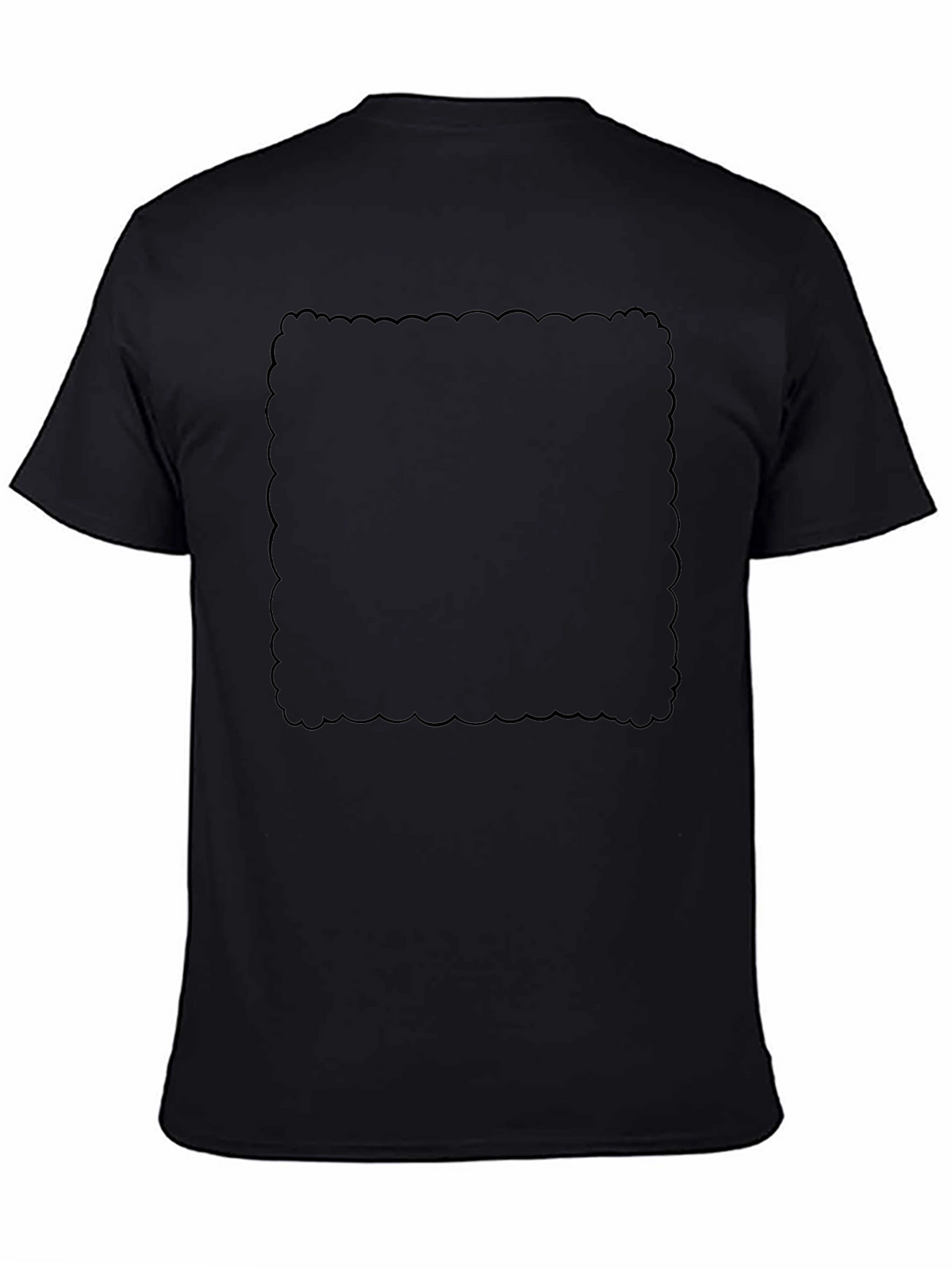 Classic Black Crew Neck Tee