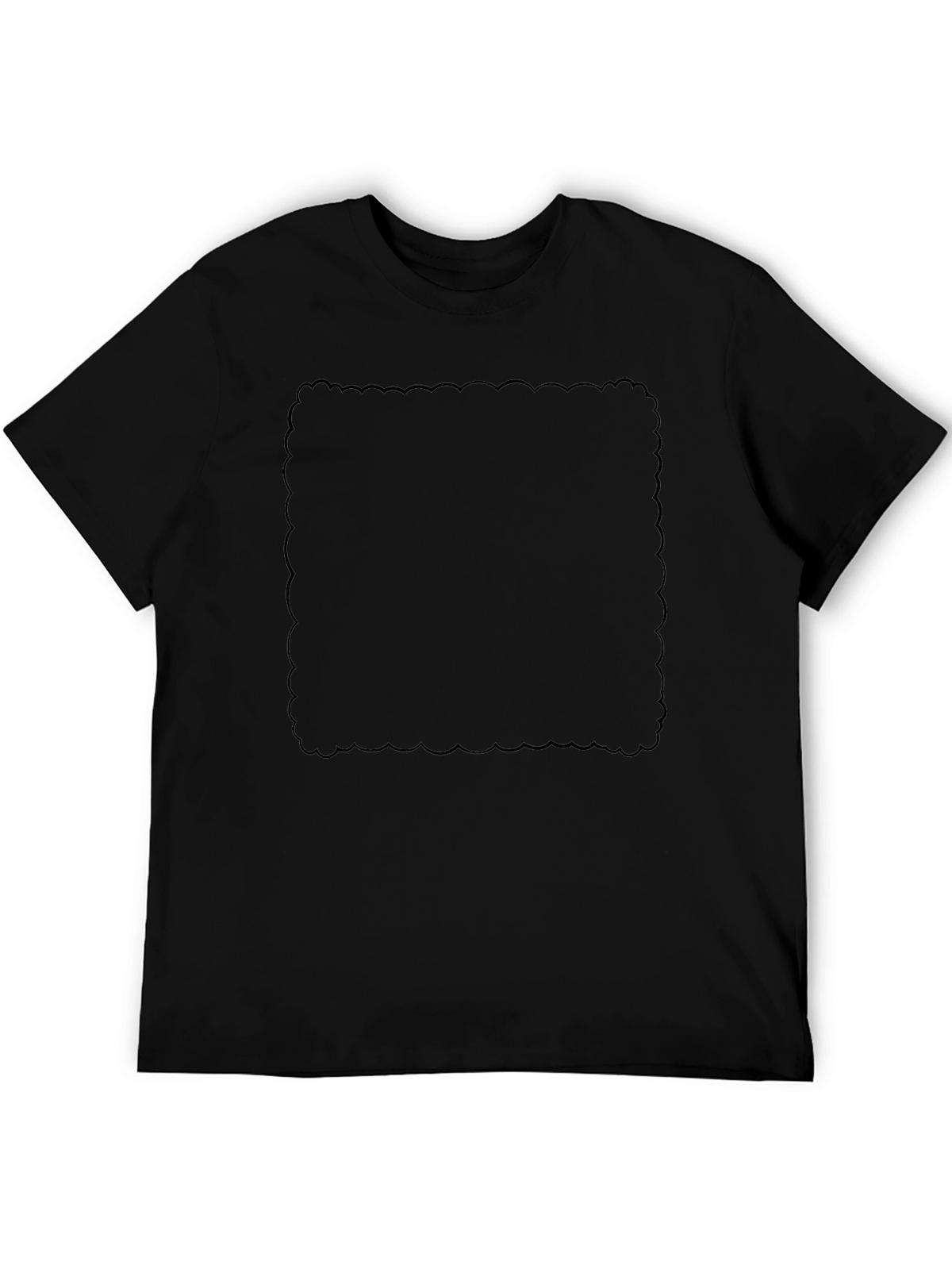 Classic Black Crew Neck Tee
