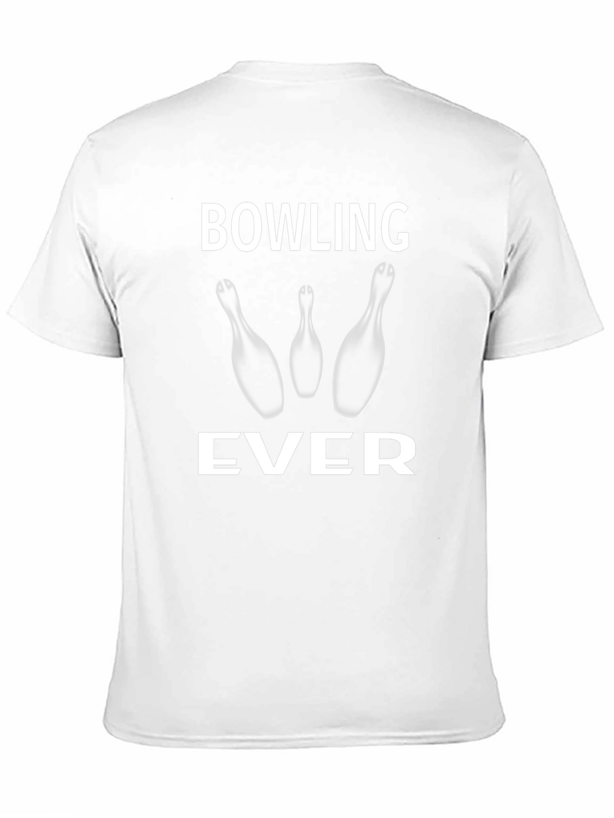 Bowling Ever Graphic Tee - Black Cotton T-Shirt