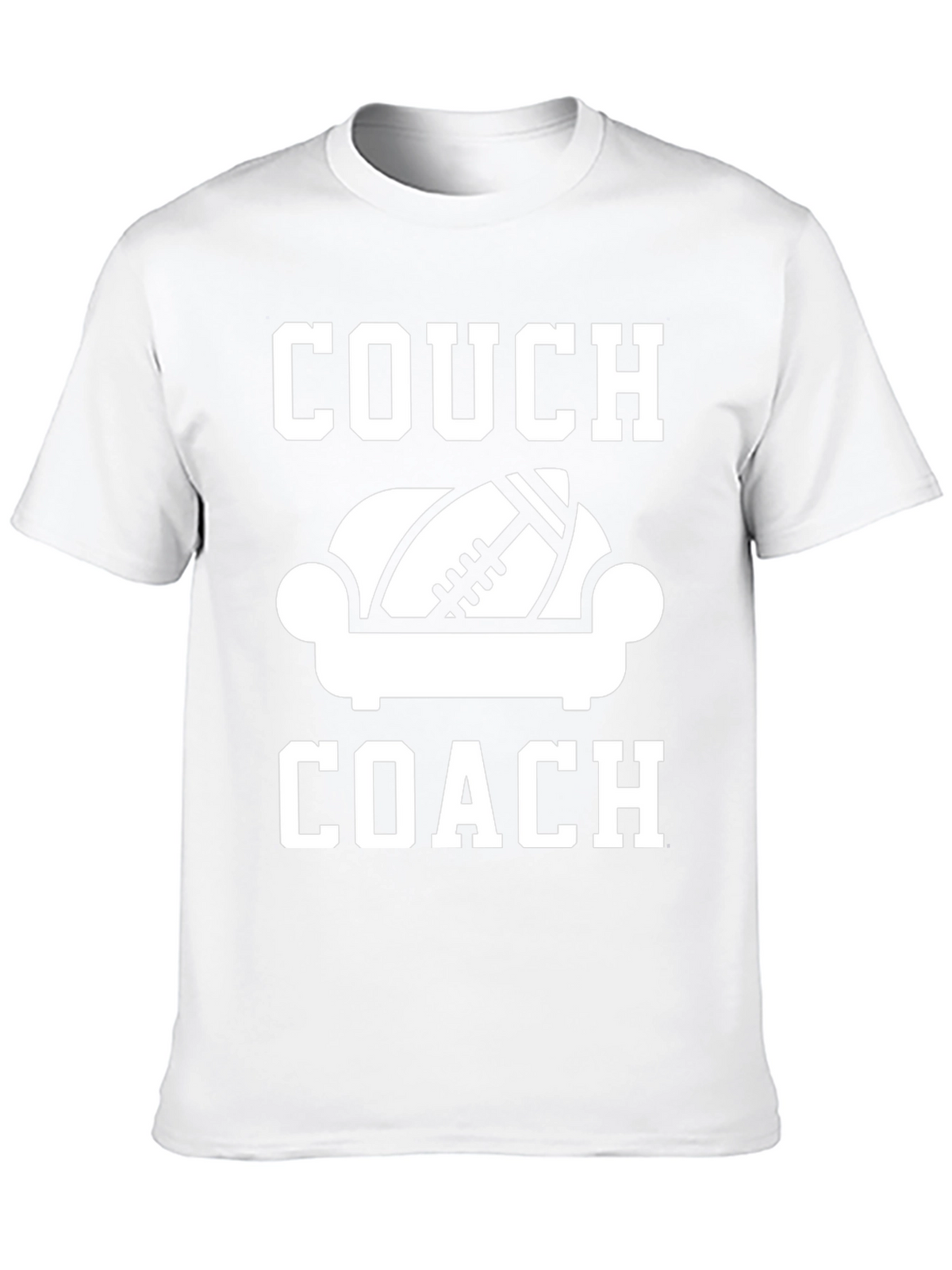 Couch Coach Graphic T-Shirt - Football Fan Tee