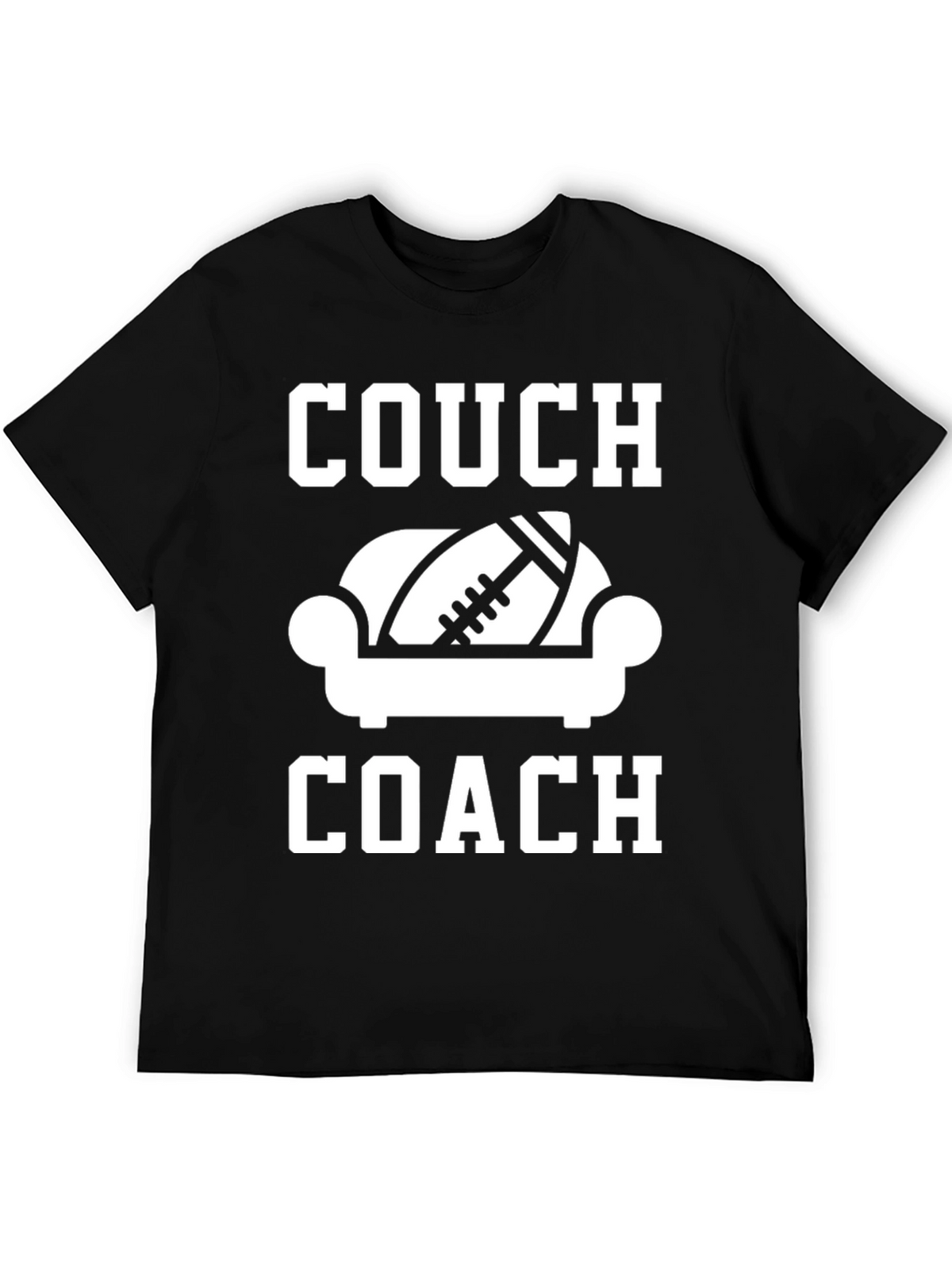 Couch Coach Graphic T-Shirt - Football Fan Tee