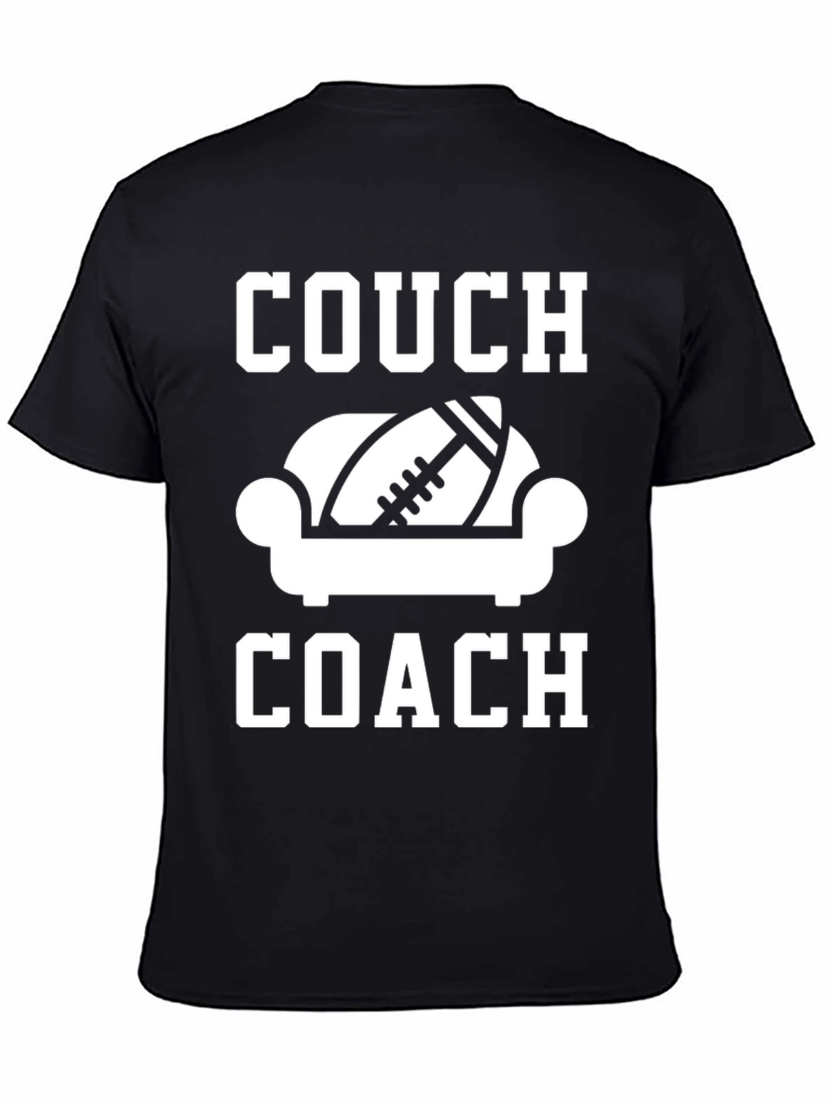 Couch Coach Graphic T-Shirt - Football Fan Tee